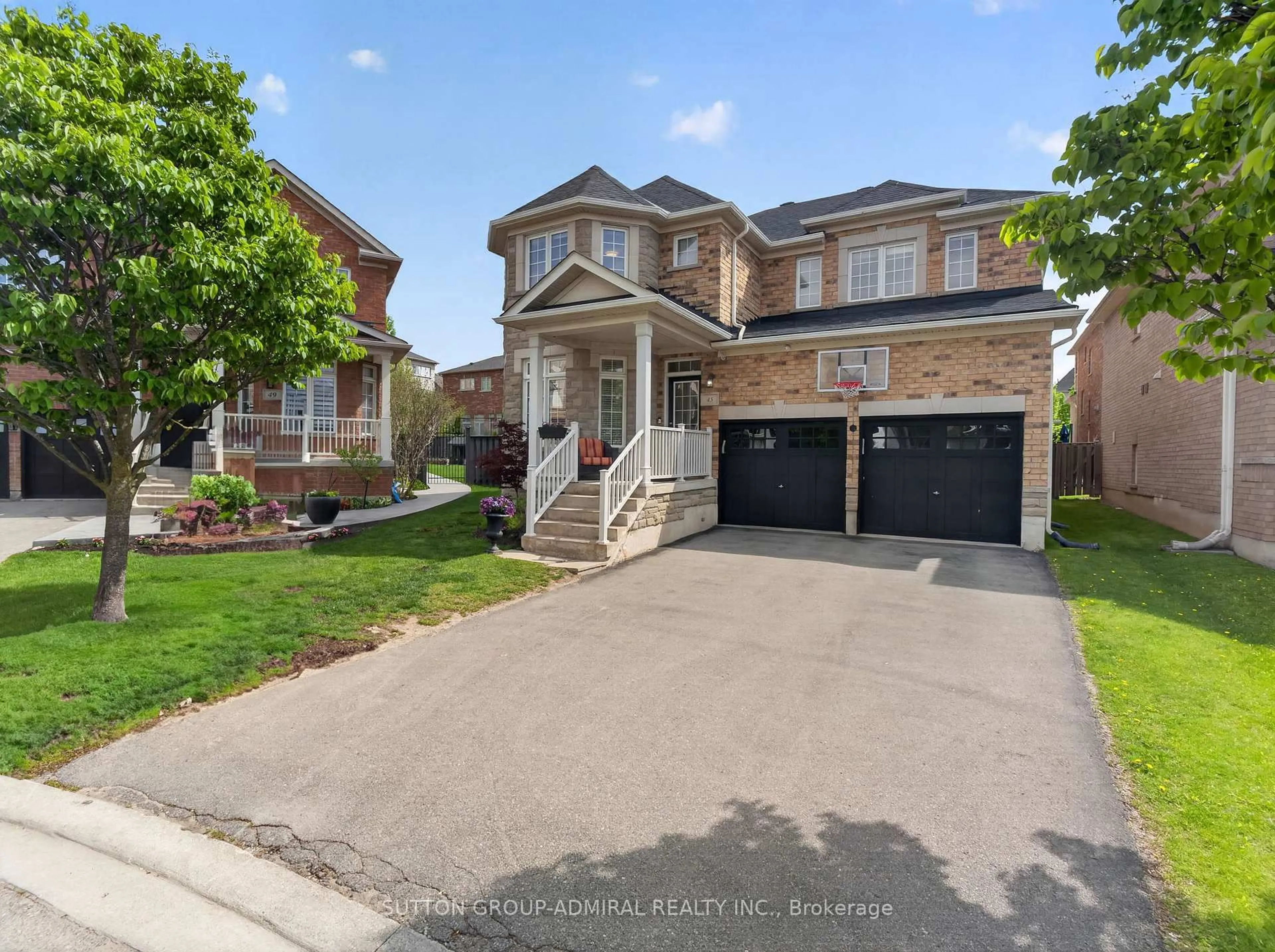 Home with brick exterior material, street for 45 Gamla Rd, Vaughan Ontario L6A 0W5