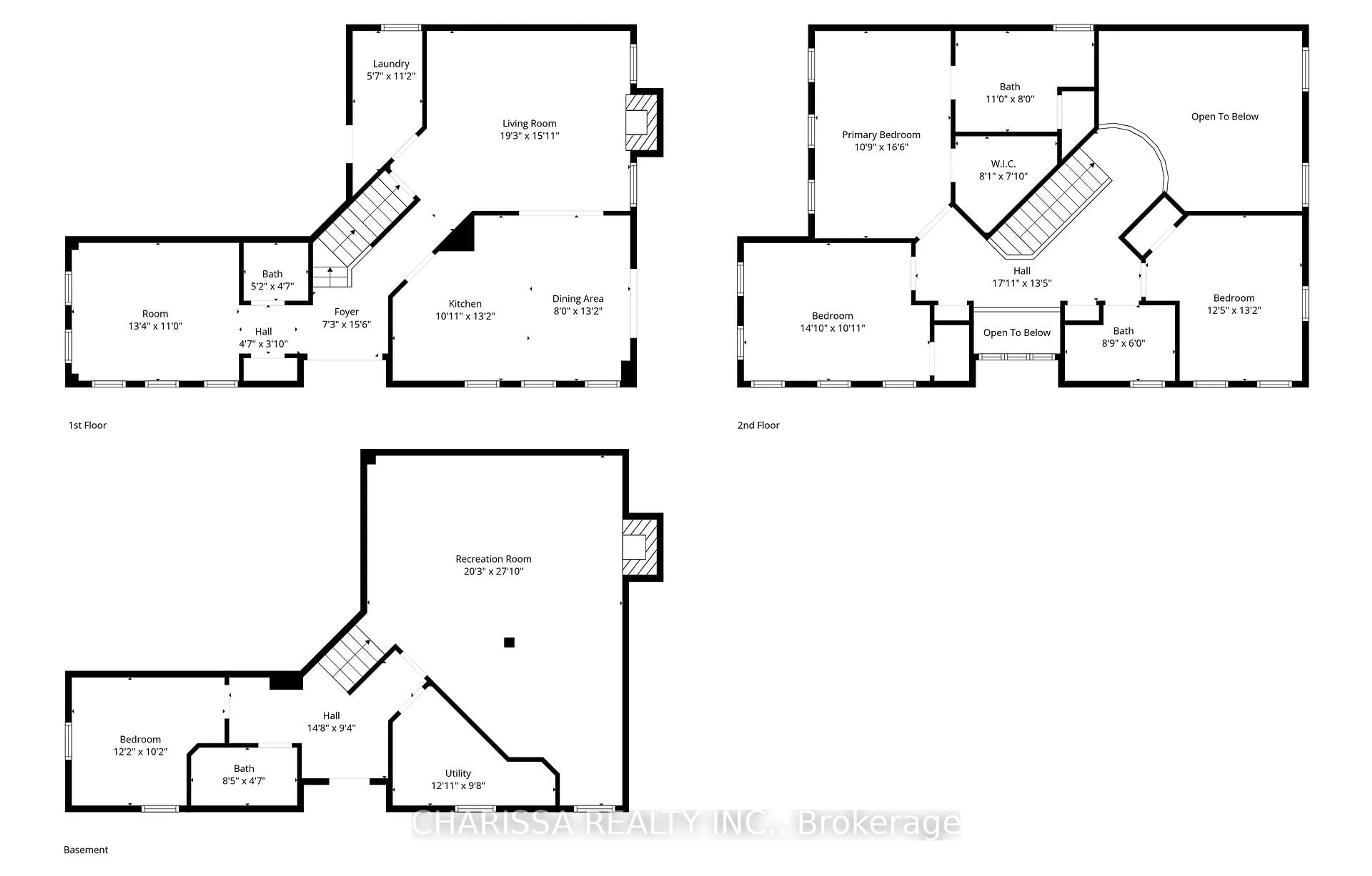 Floor plan for 2 HAWSTONE Rd, Vaughan Ontario L4H 4G5