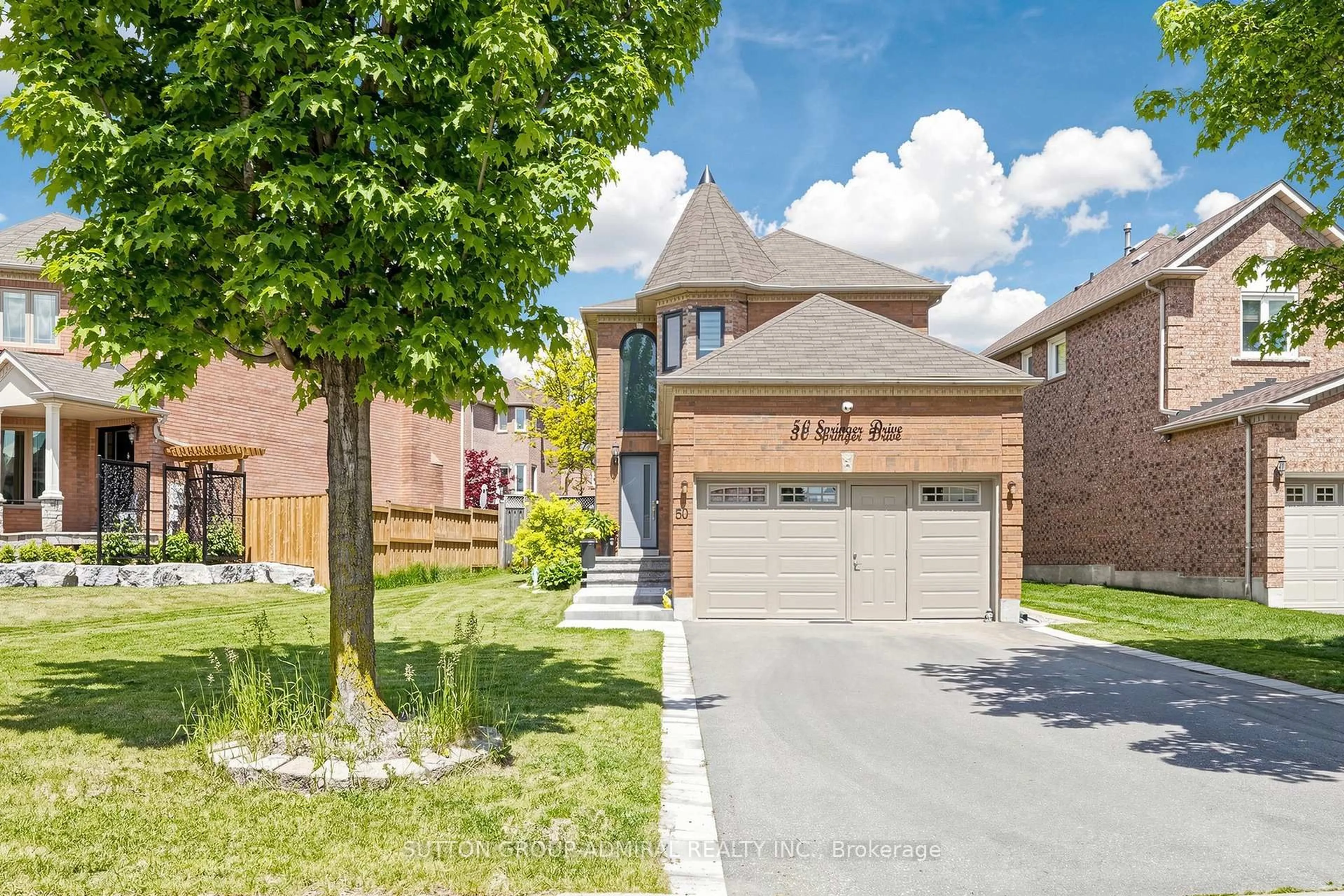 Home with brick exterior material, street for 50 Springer Dr, Richmond Hill Ontario L4C 0G1