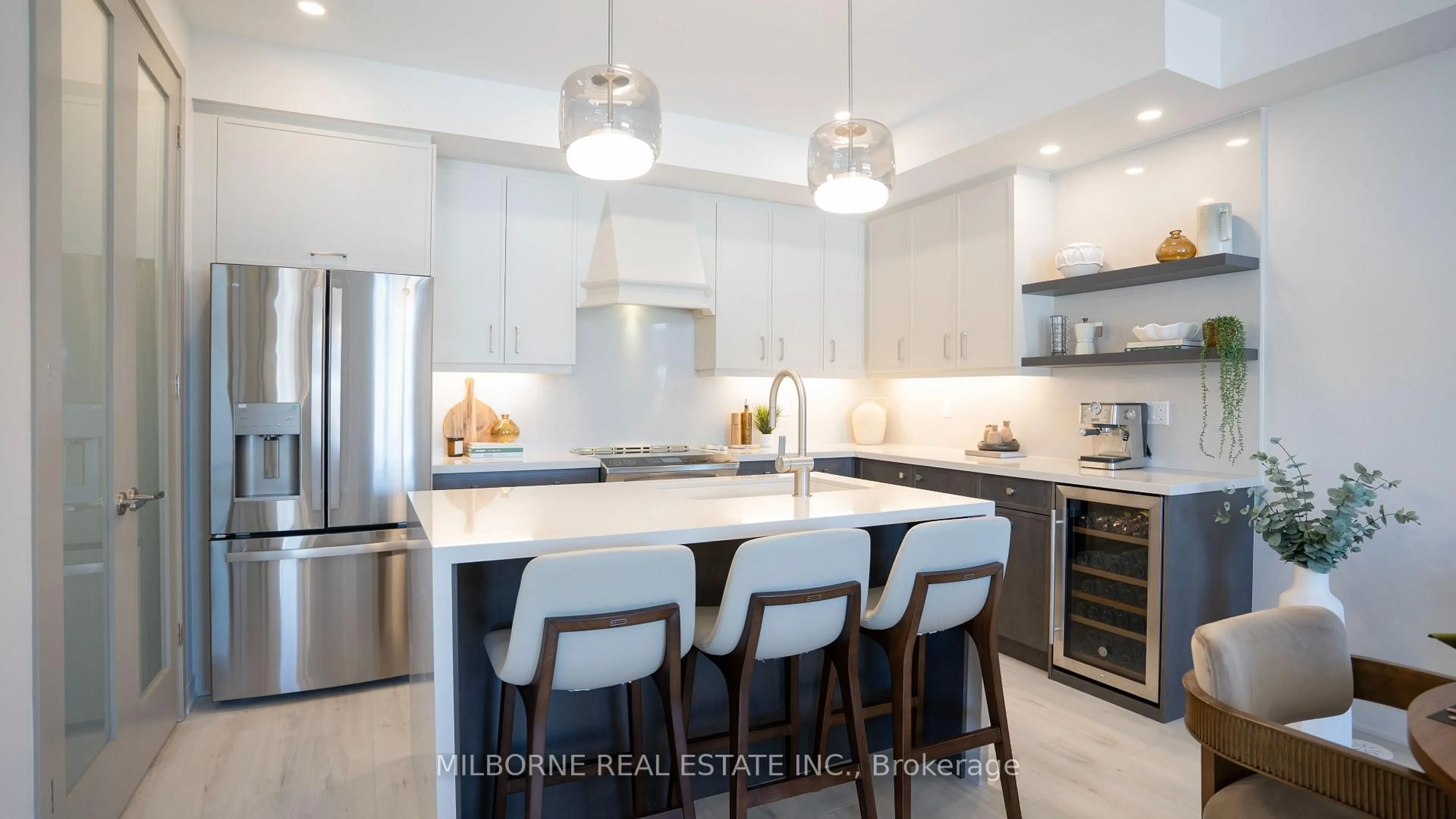 Contemporary kitchen, ceramic/tile floor for 180 Arthur Plaxton Way, Markham Ontario L6E 2E5