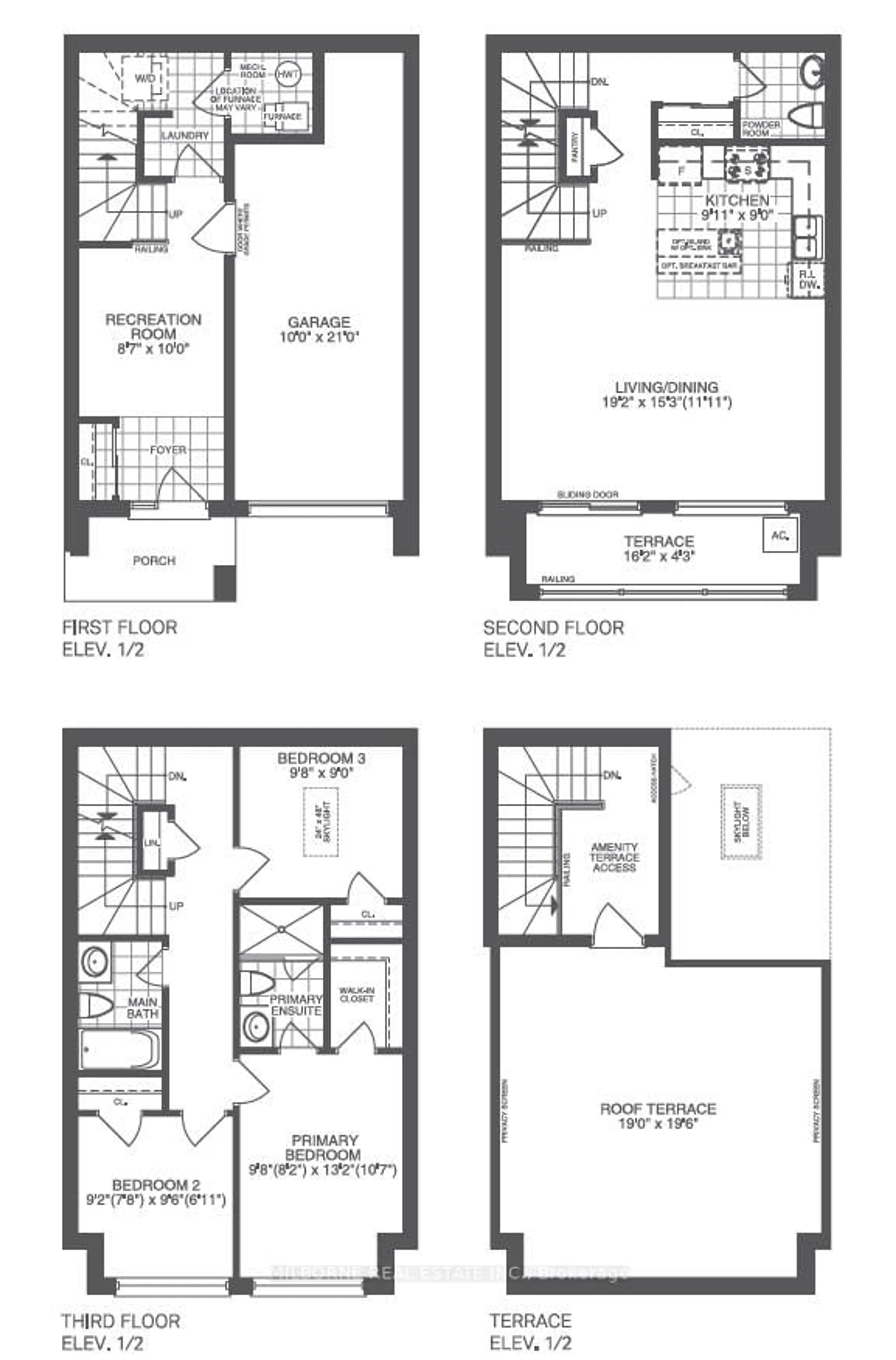 Floor plan for 180 Arthur Plaxton Way, Markham Ontario L6E 2E5
