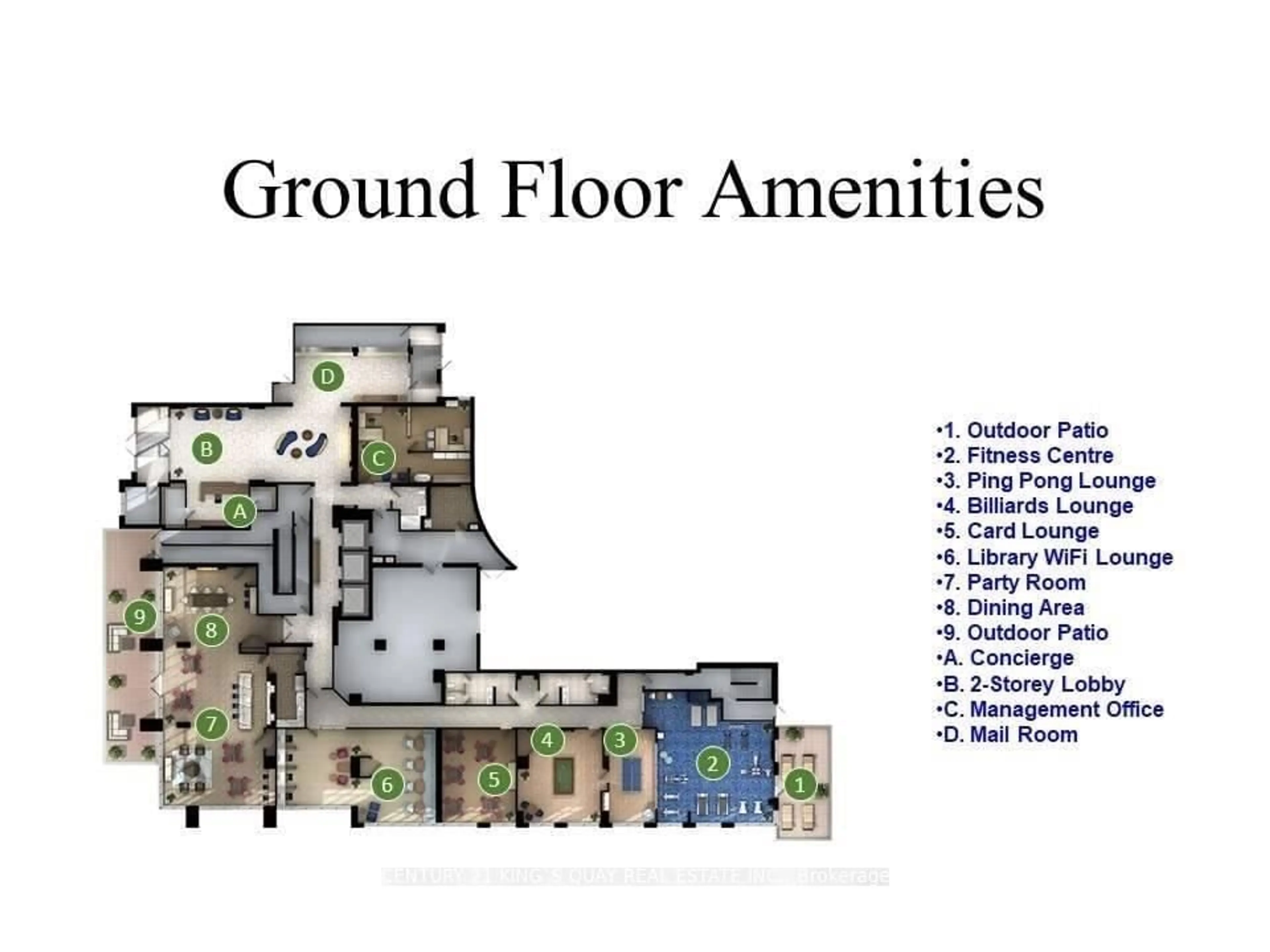 Floor plan for 15 Water Walk Dr #RG07, Markham Ontario L6G 0G2