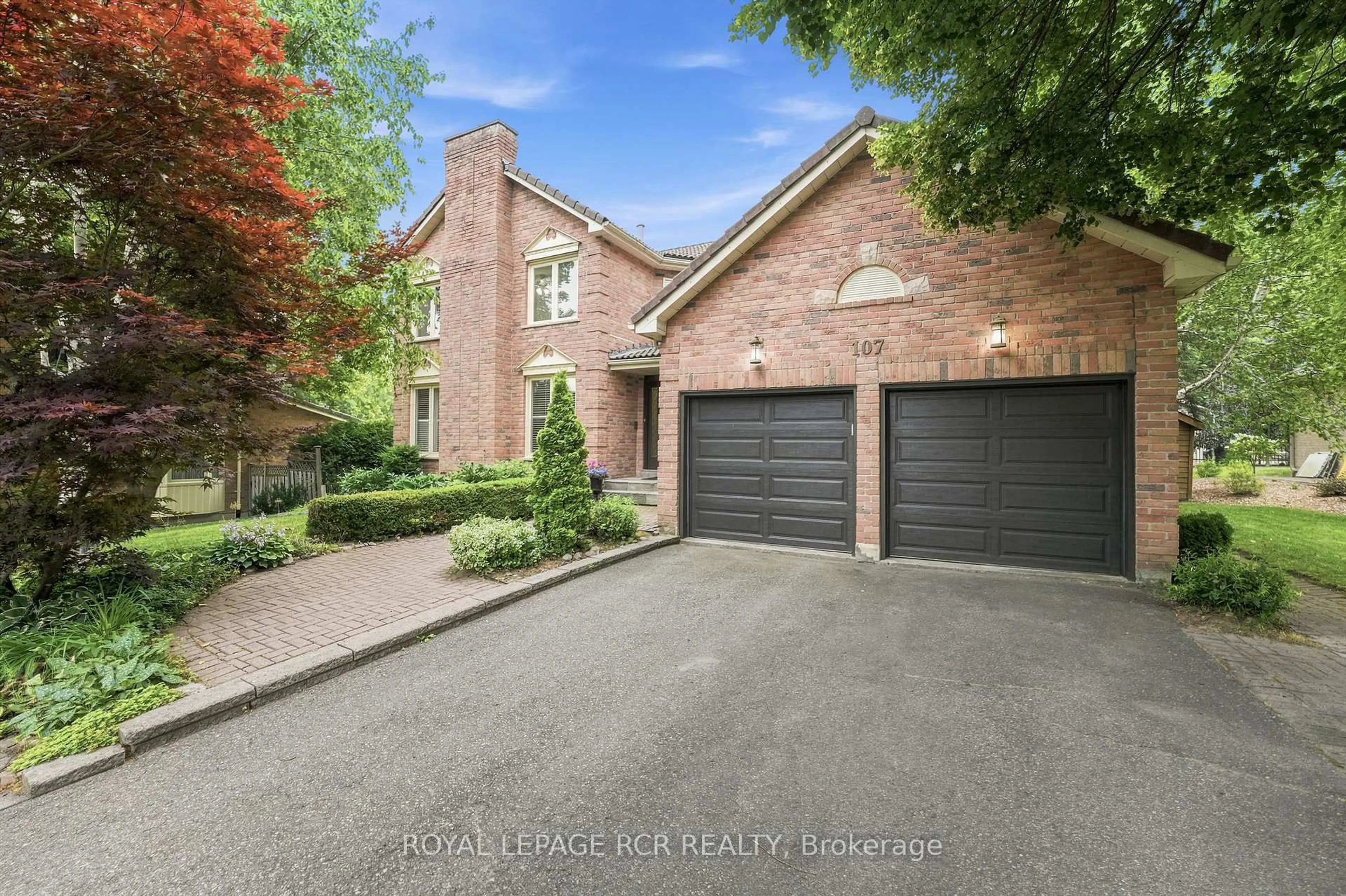 Home with brick exterior material, street for 107 Windham Tr, Aurora Ontario L4G 5L6