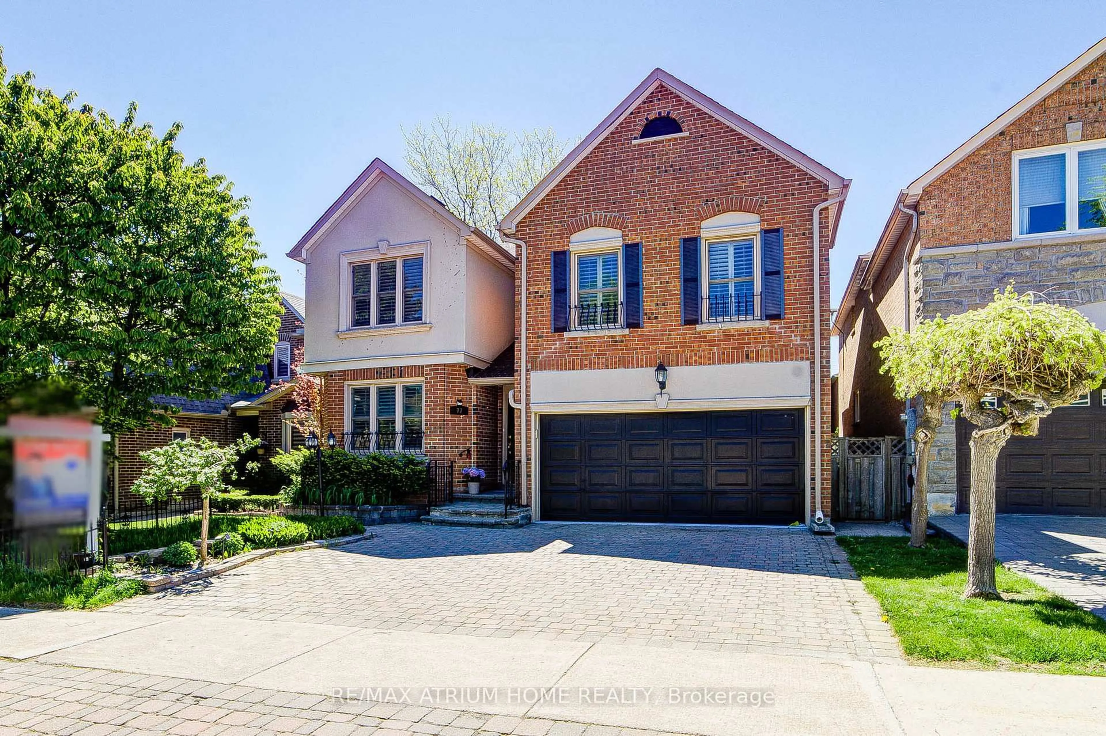 Home with brick exterior material, street for 77 Rosedale Heights Dr, Vaughan Ontario L4J 4T3