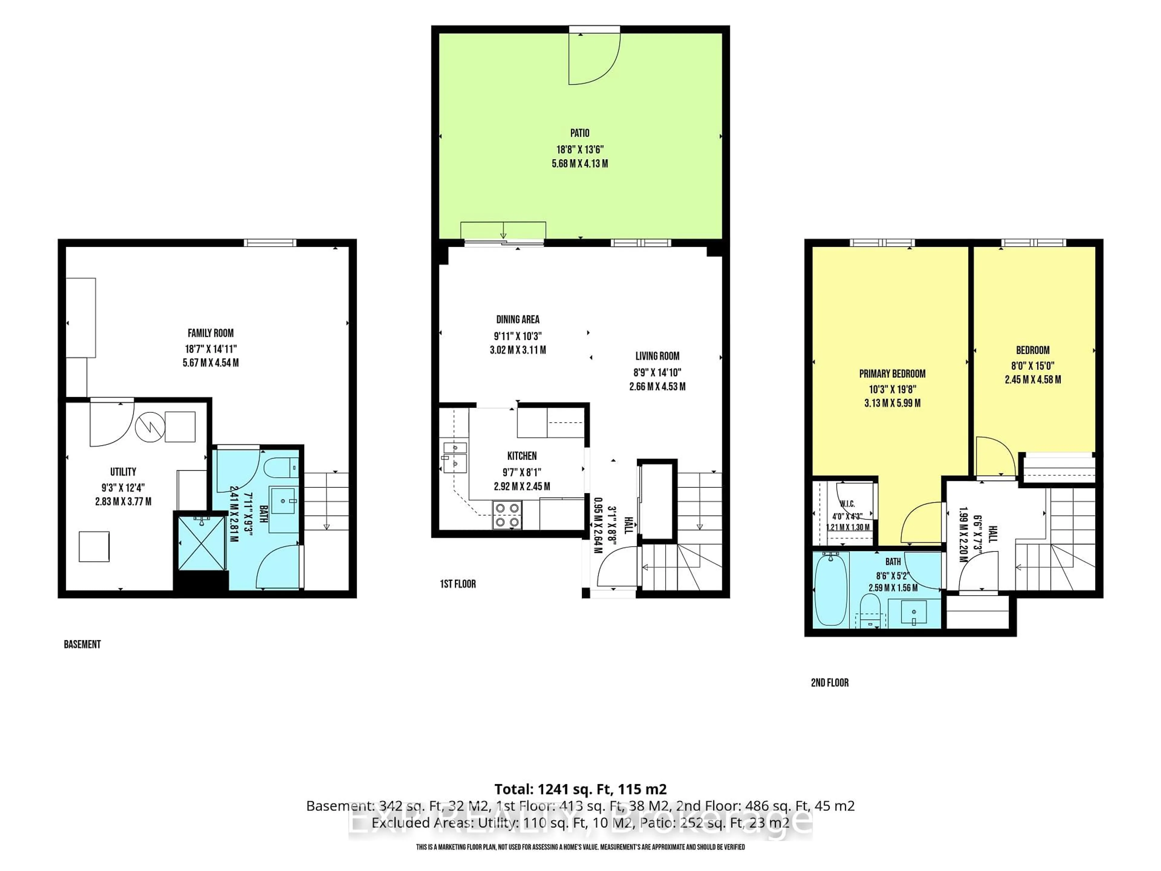 Floor plan for 275 Old Homestead Rd #16, Georgina Ontario L4P 4E9