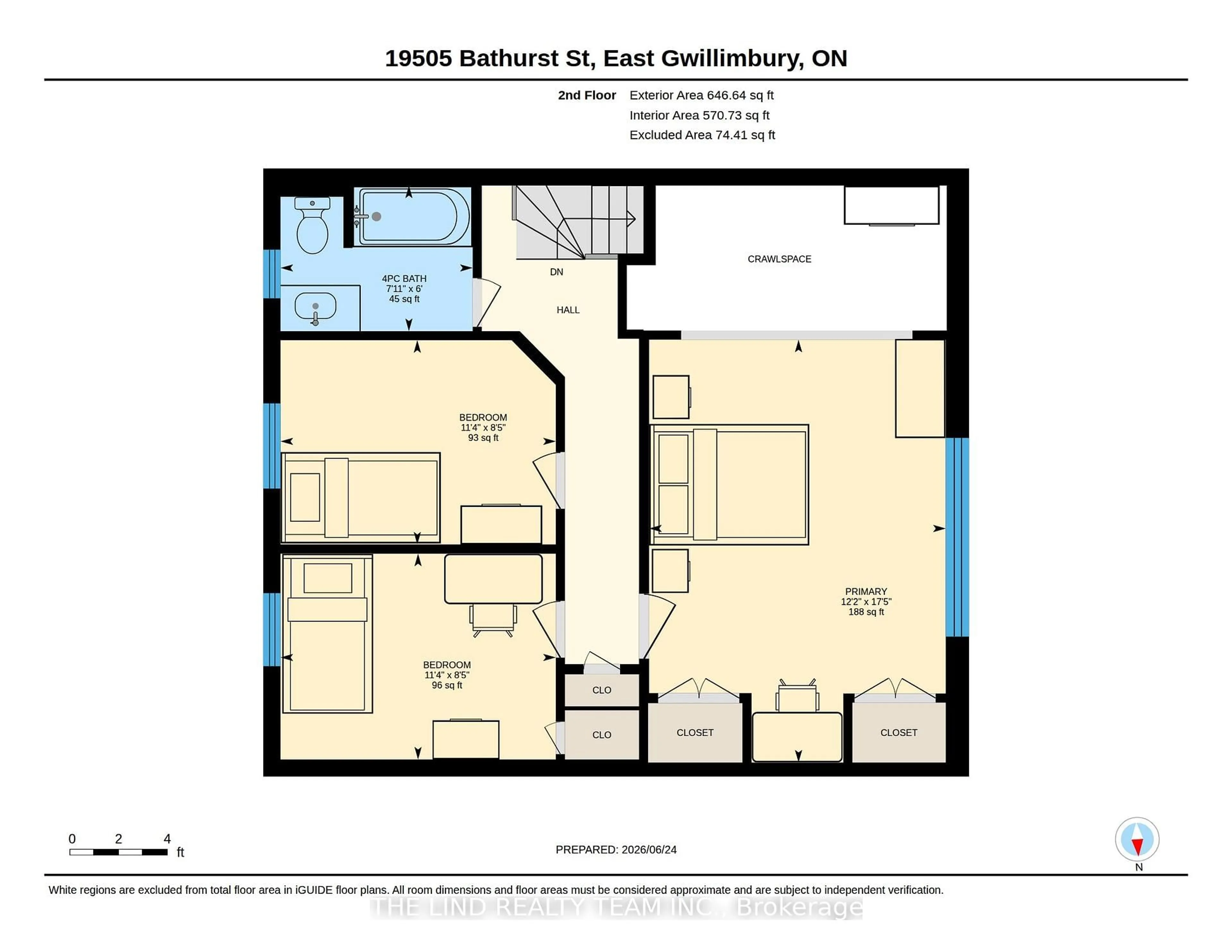 Floor plan for 19505 Bathurst St, East Gwillimbury Ontario L3Y 4V9