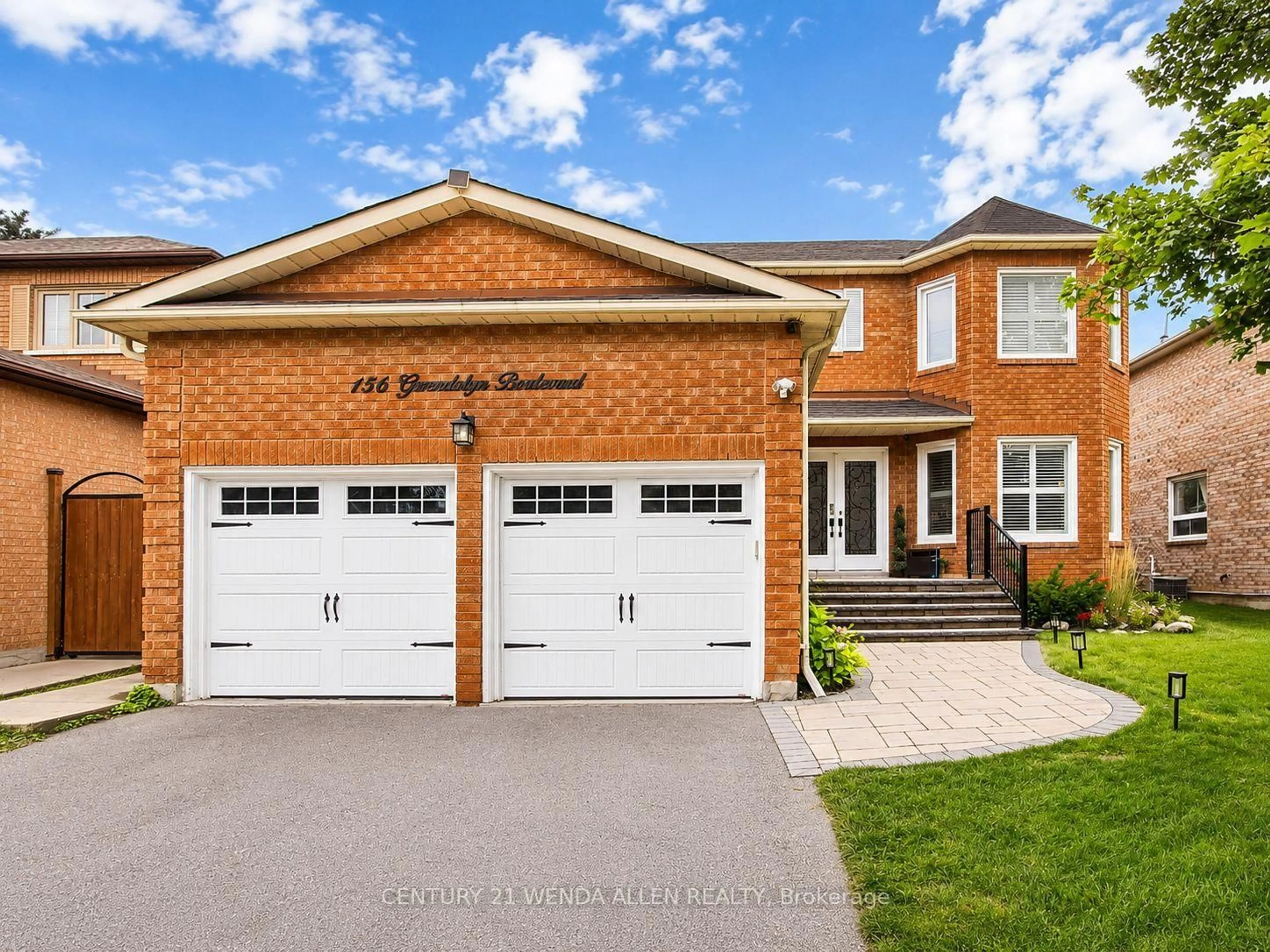 Home with brick exterior material, street for 156 Gwendolyn Blvd, Georgina Ontario L4P 3S5
