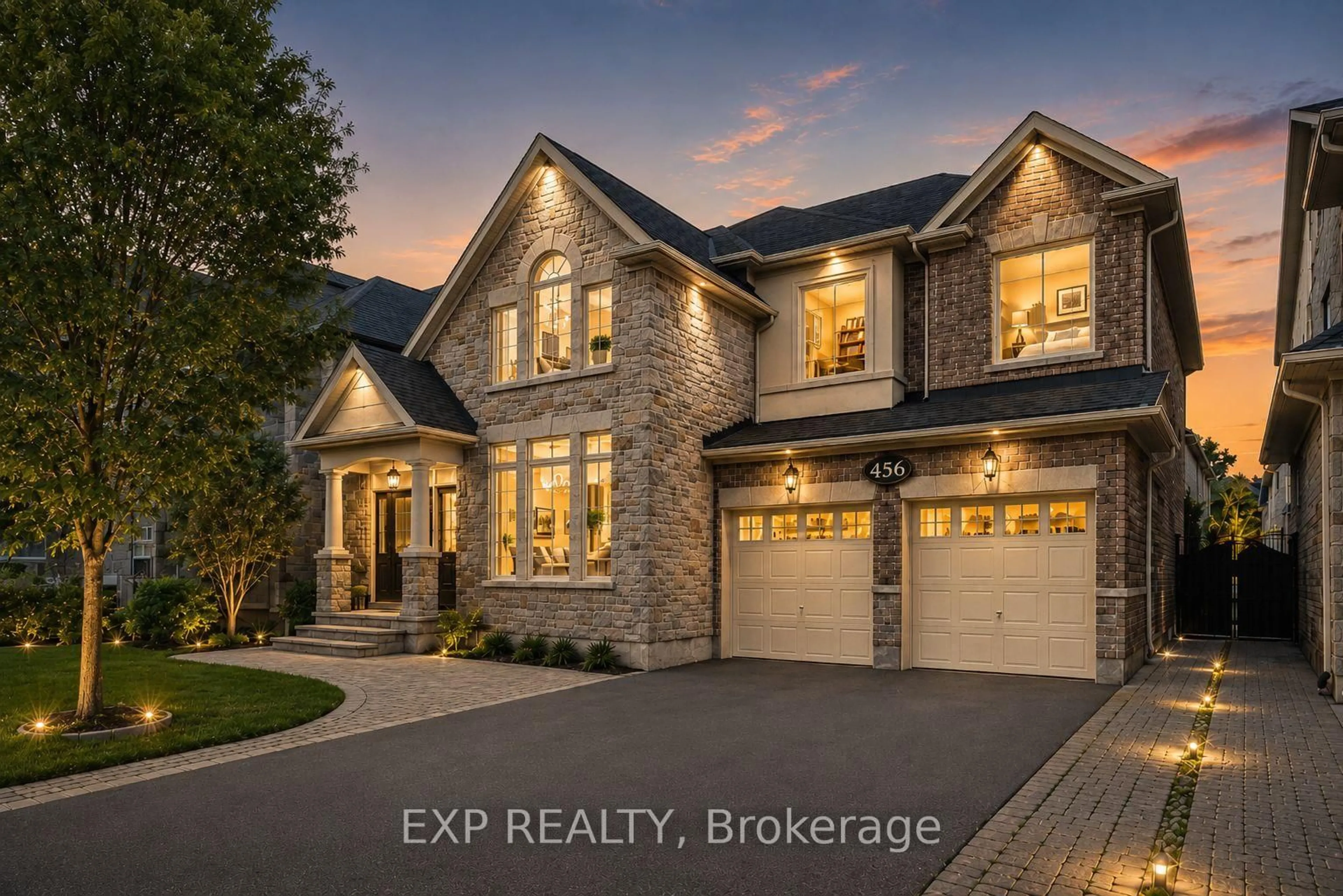 Home with brick exterior material, street for 456 Summeridge Dr, Vaughan Ontario L4J 9H9