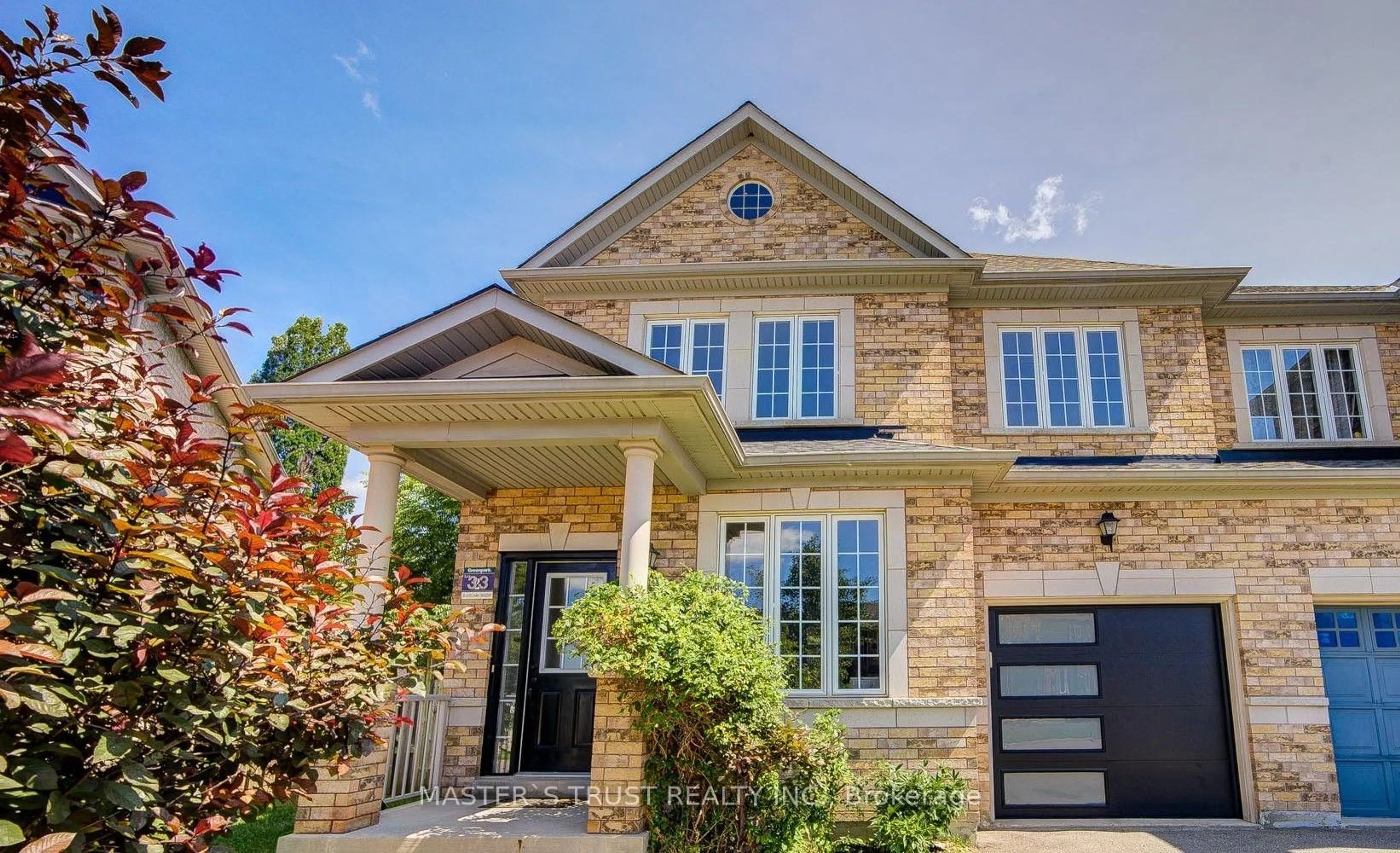 Home with brick exterior material, street for 33 Levellands Cres, Richmond Hill Ontario L4B 0A5