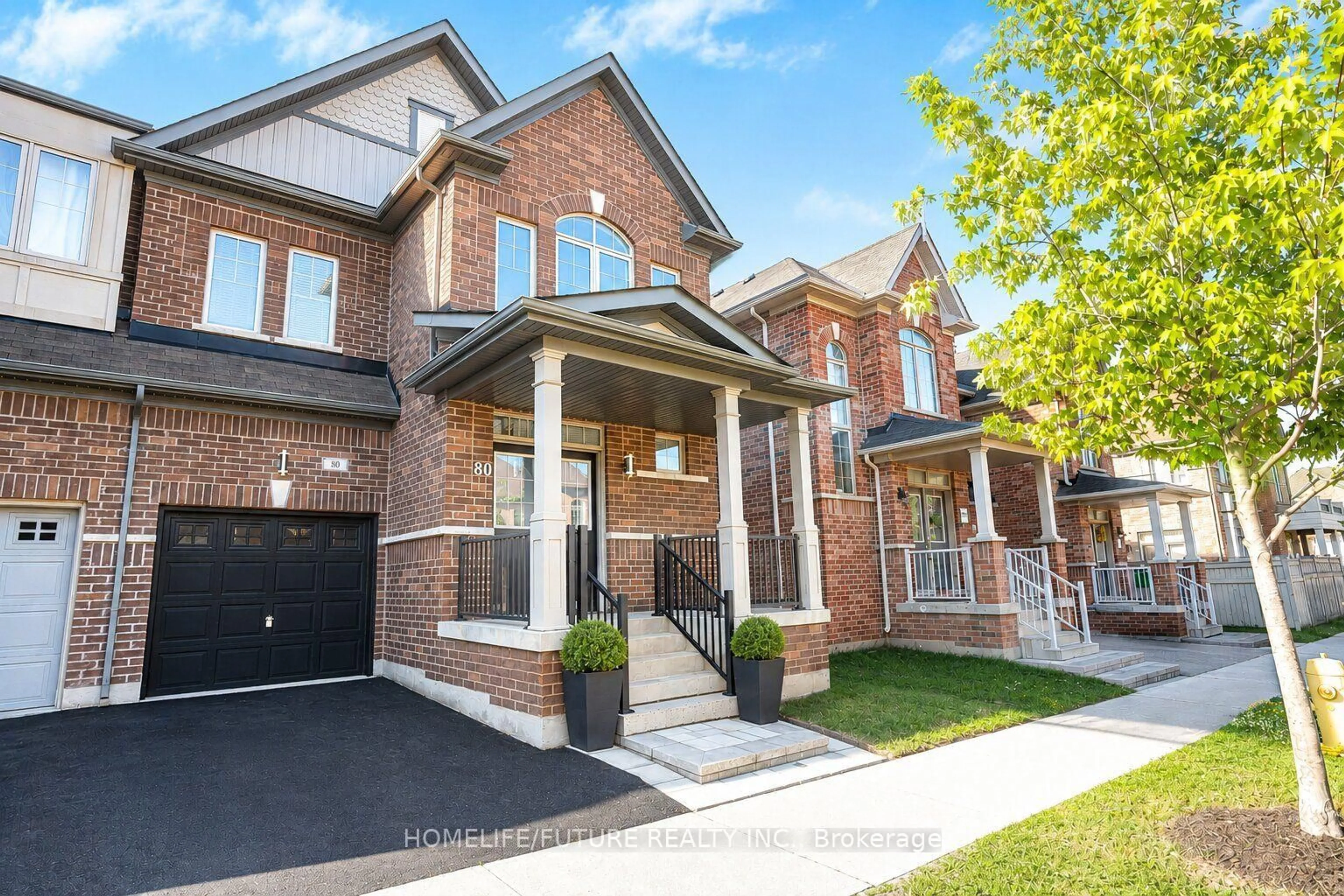 Home with brick exterior material, street for 80 Henry Bauer Ave, Markham Ontario L6C 0T1
