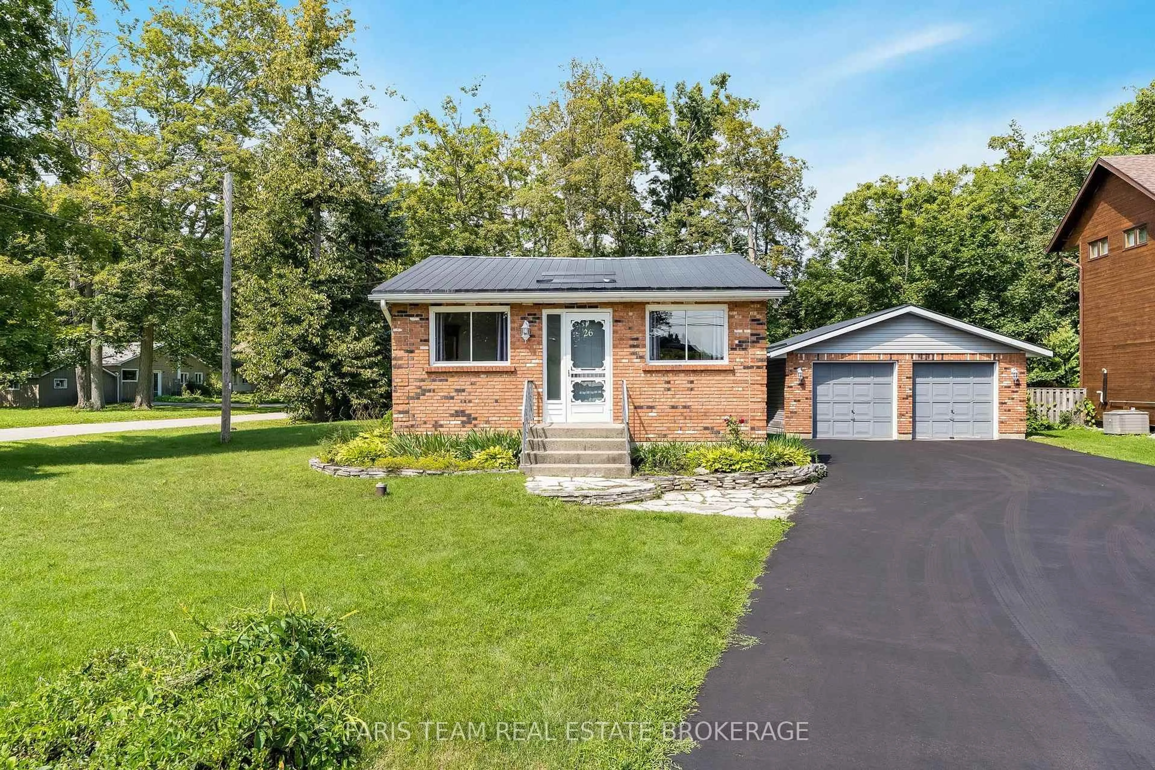 Home with brick exterior material, street for 26 Big Bay Point Rd, Innisfil Ontario L9S 2N9