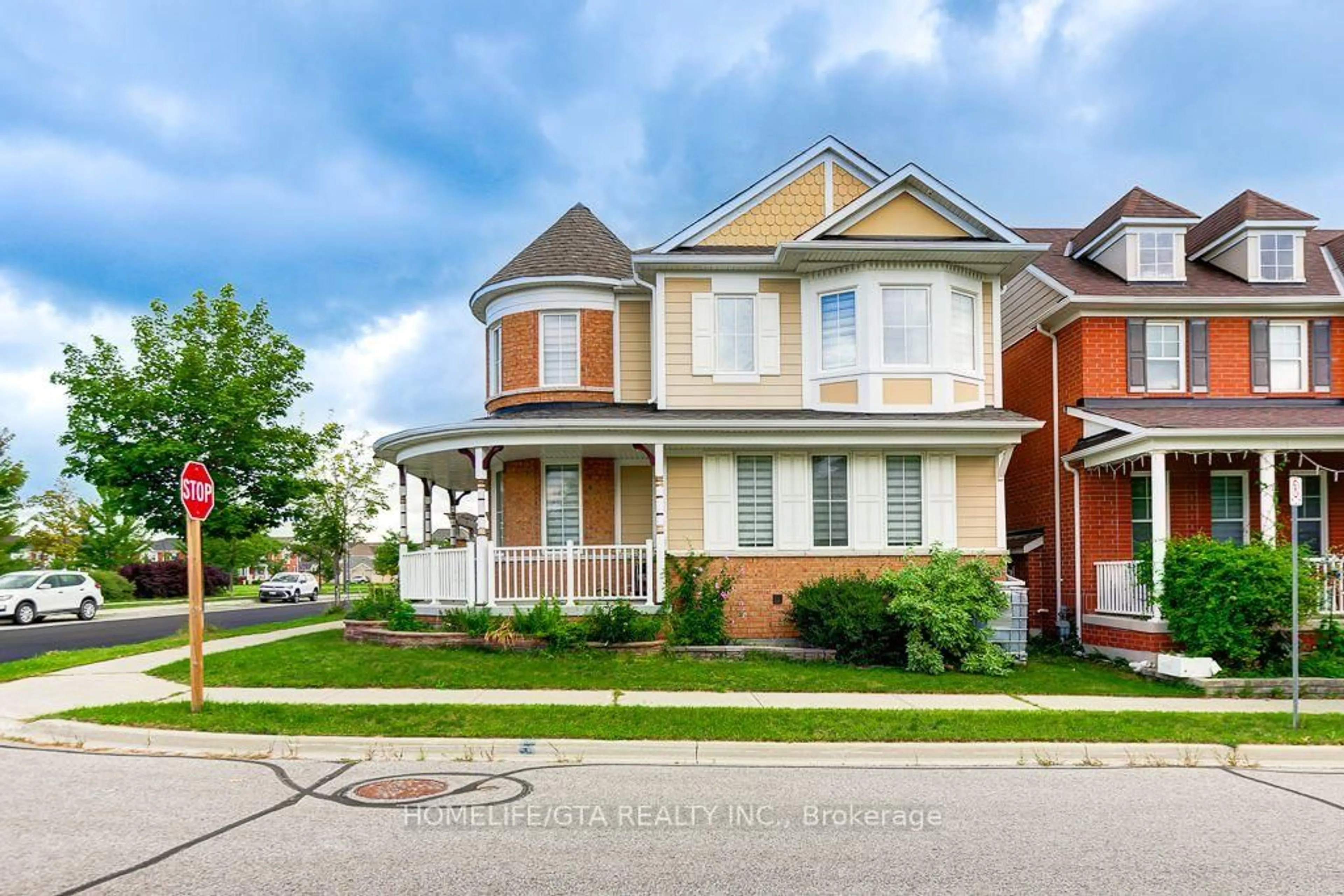Home with brick exterior material, street for 19 Wagon Works St, Markham Ontario L6B 0X1