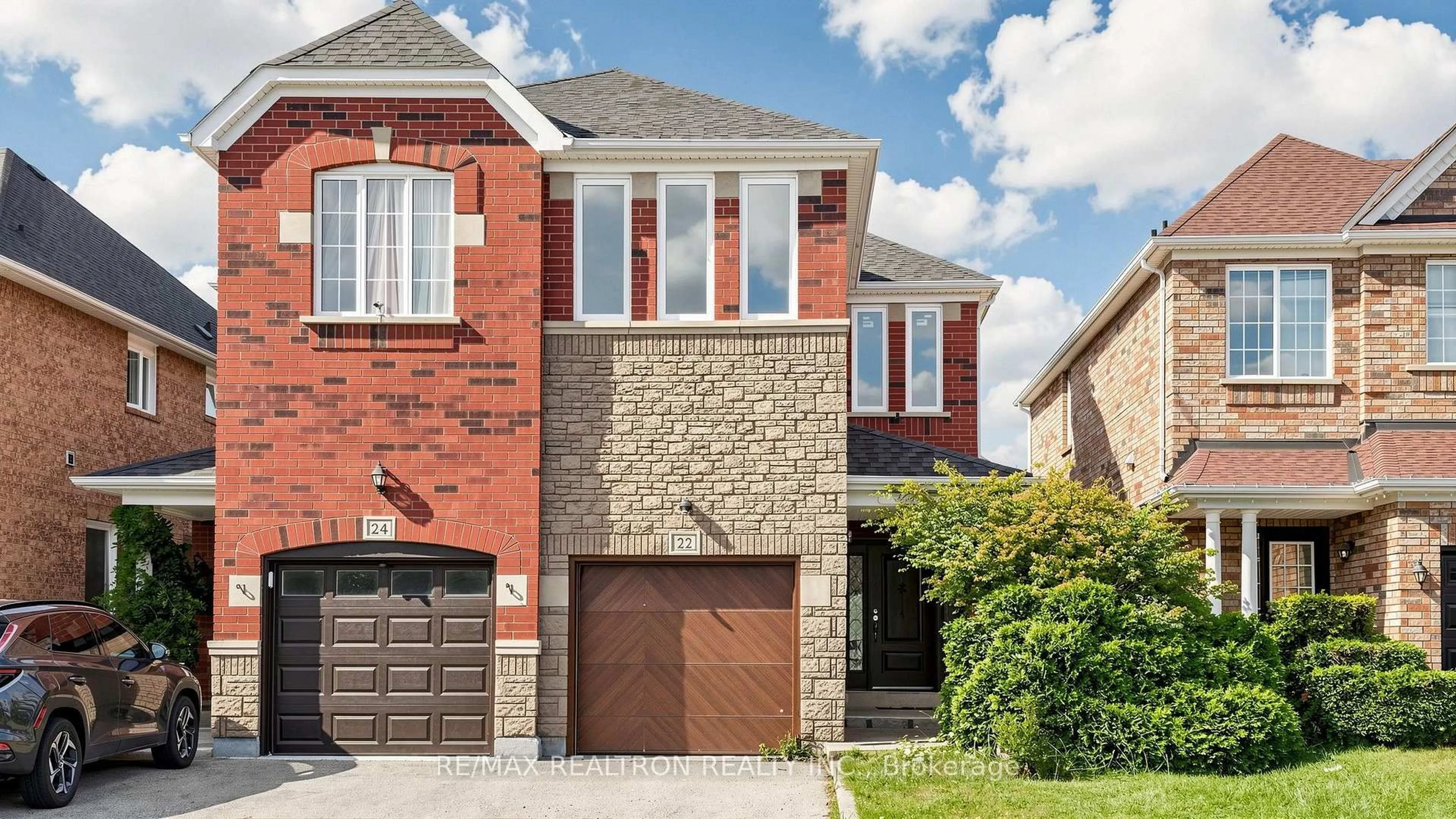 Home with brick exterior material, street for 22 Belvia Dr, Vaughan Ontario L4K 5J7