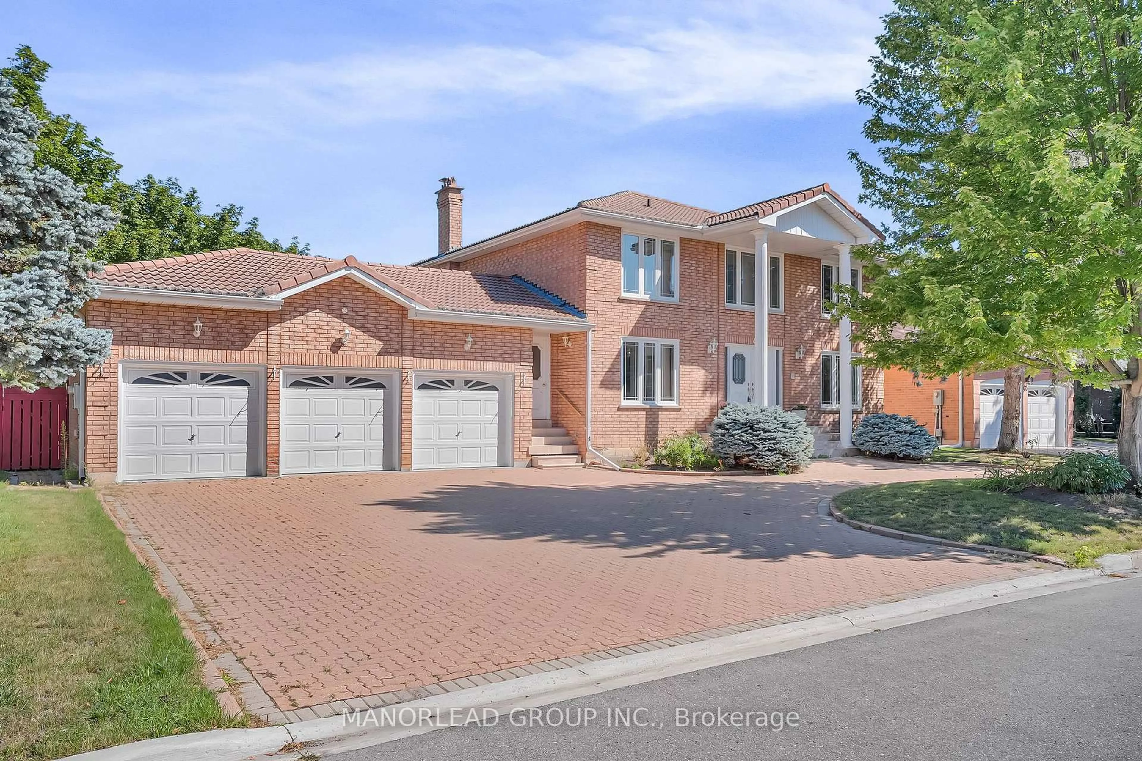 Home with brick exterior material, street for 45 Aitken Circ, Markham Ontario L3R 7L3