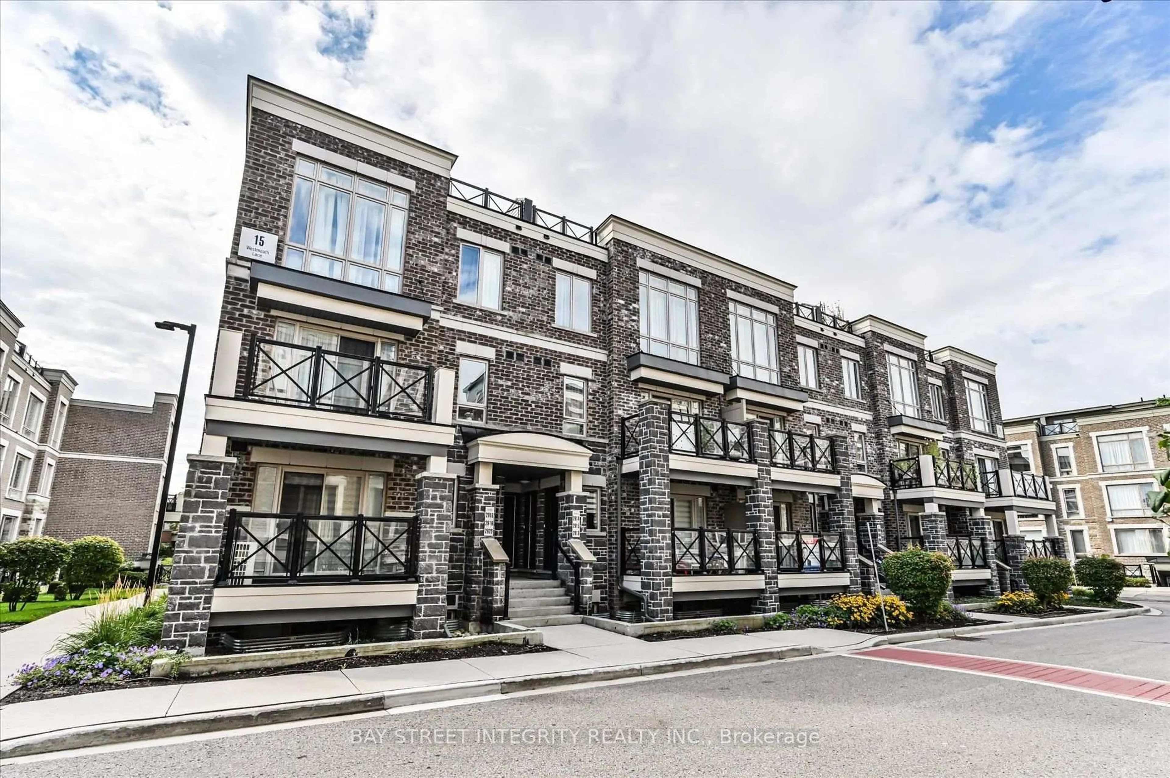 Home with brick exterior material, building for 15 Westmeath Lane #2916, Markham Ontario L6B 0A8