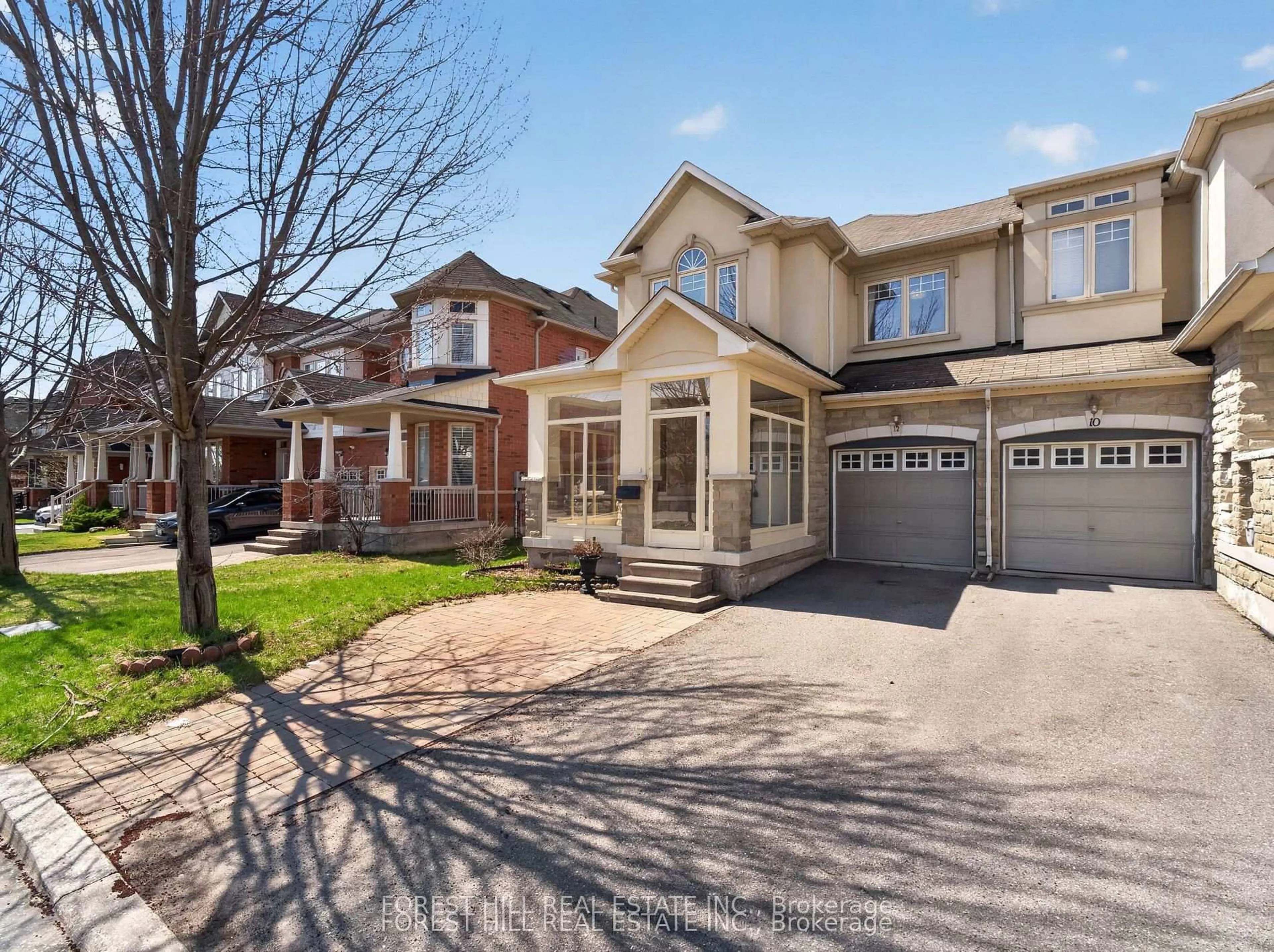 Home with brick exterior material, street for 12 Stookes Cres, Richmond Hill Ontario L4E 0J3