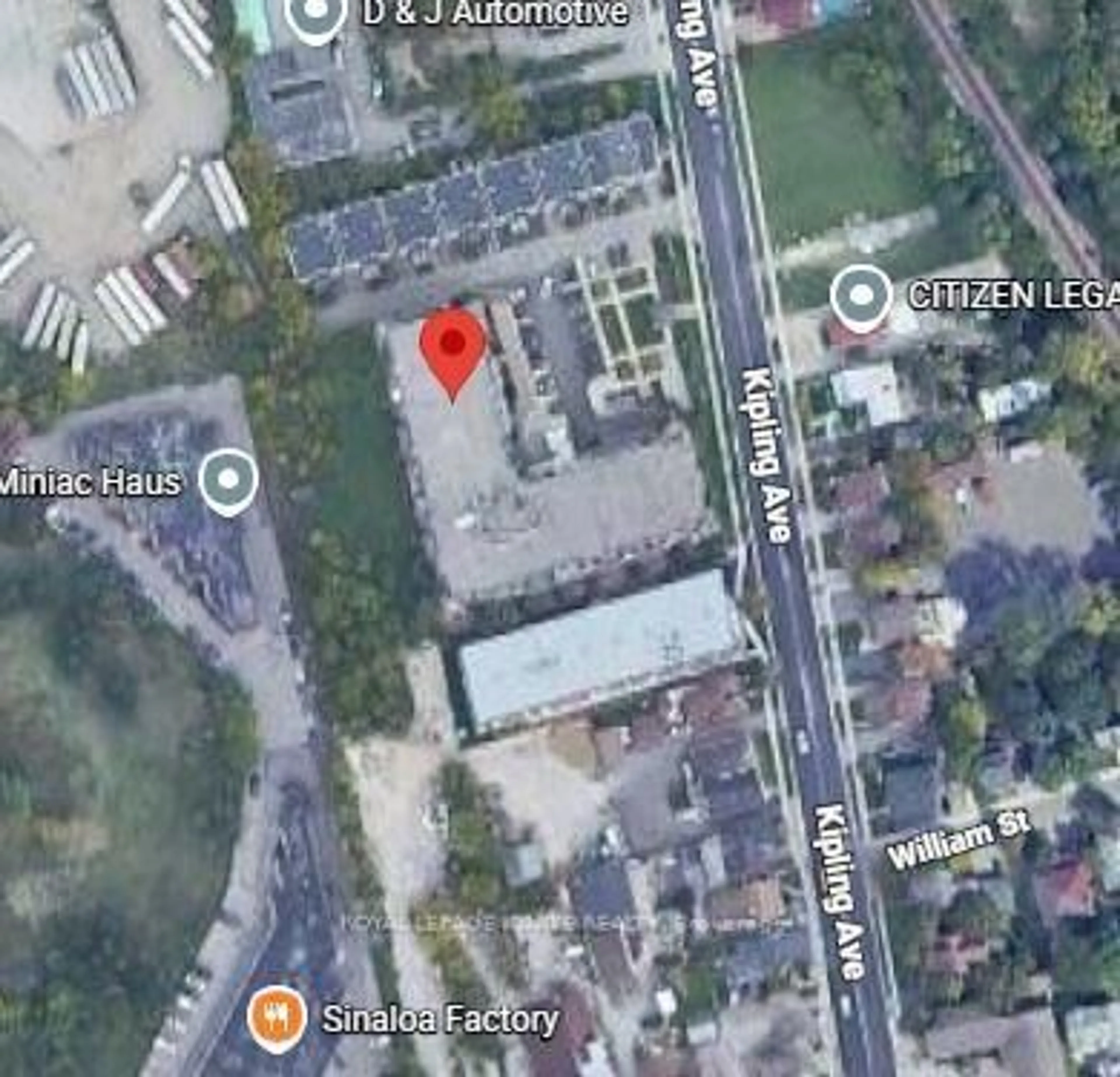Picture of a map for 8032 Kipling Ave #9, Vaughan Ontario L4L 2A1