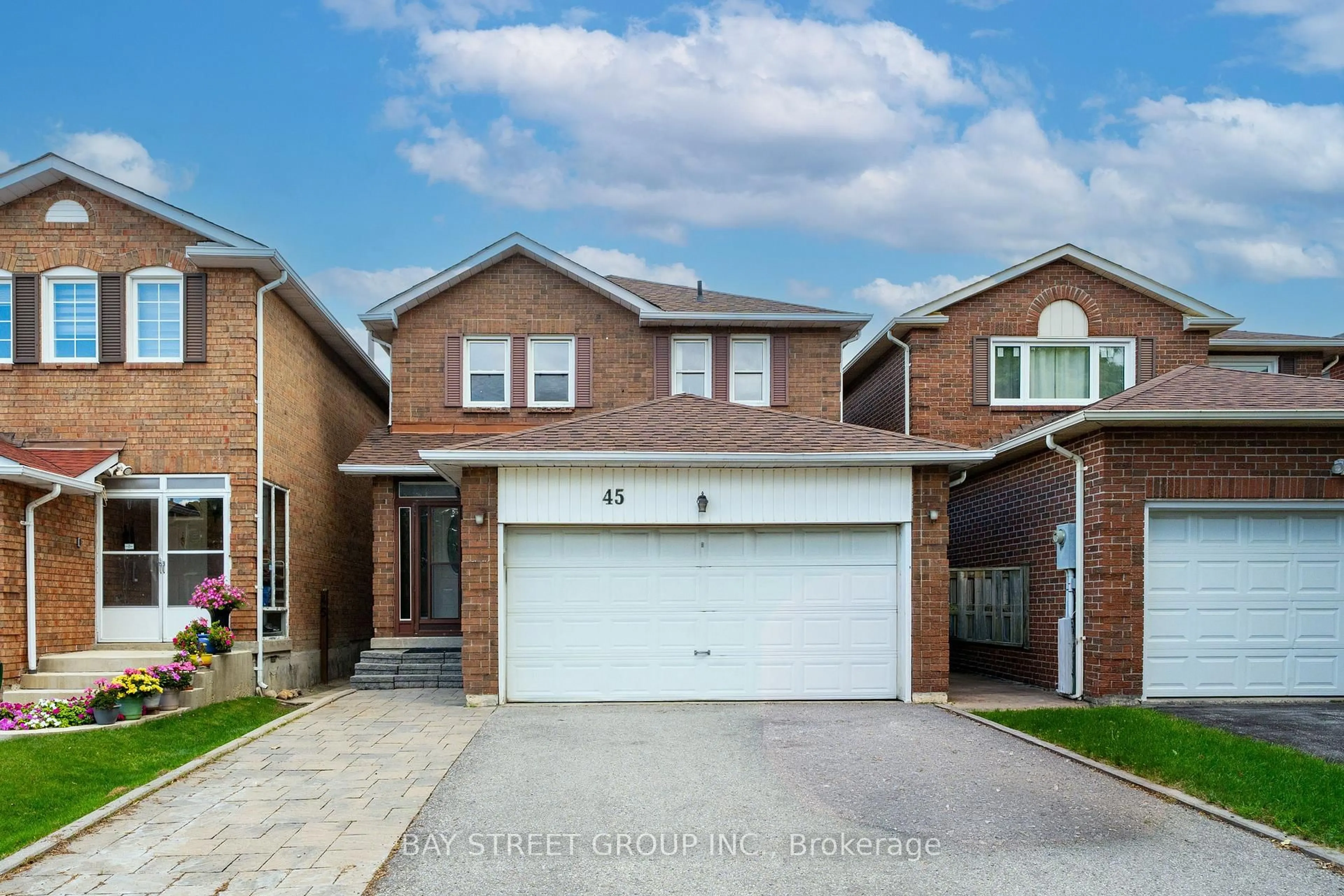 Home with brick exterior material, street for 45 Thurman Rd, Vaughan Ontario L4J 6S6