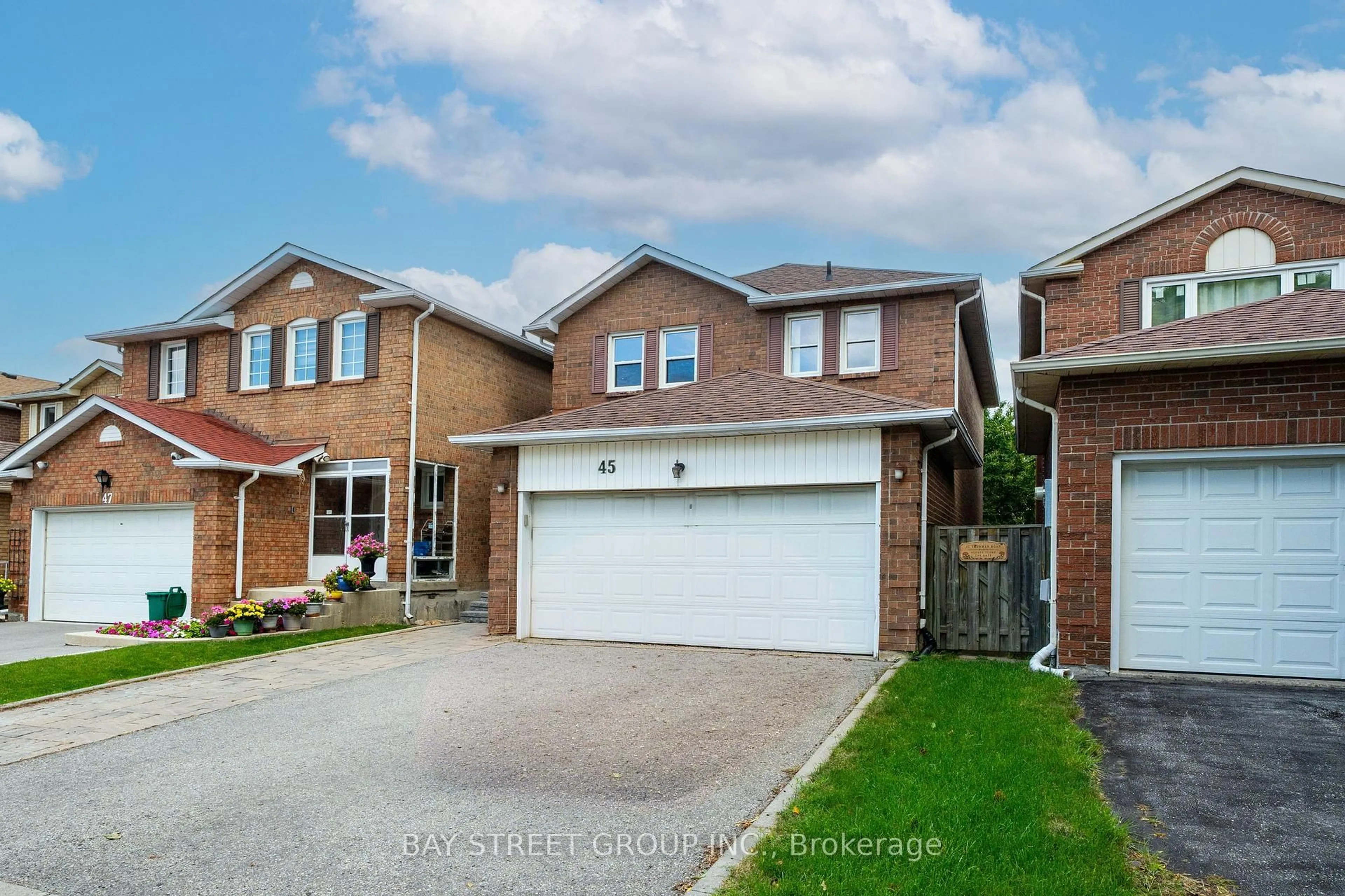 Home with brick exterior material, street for 45 Thurman Rd, Vaughan Ontario L4J 6S6