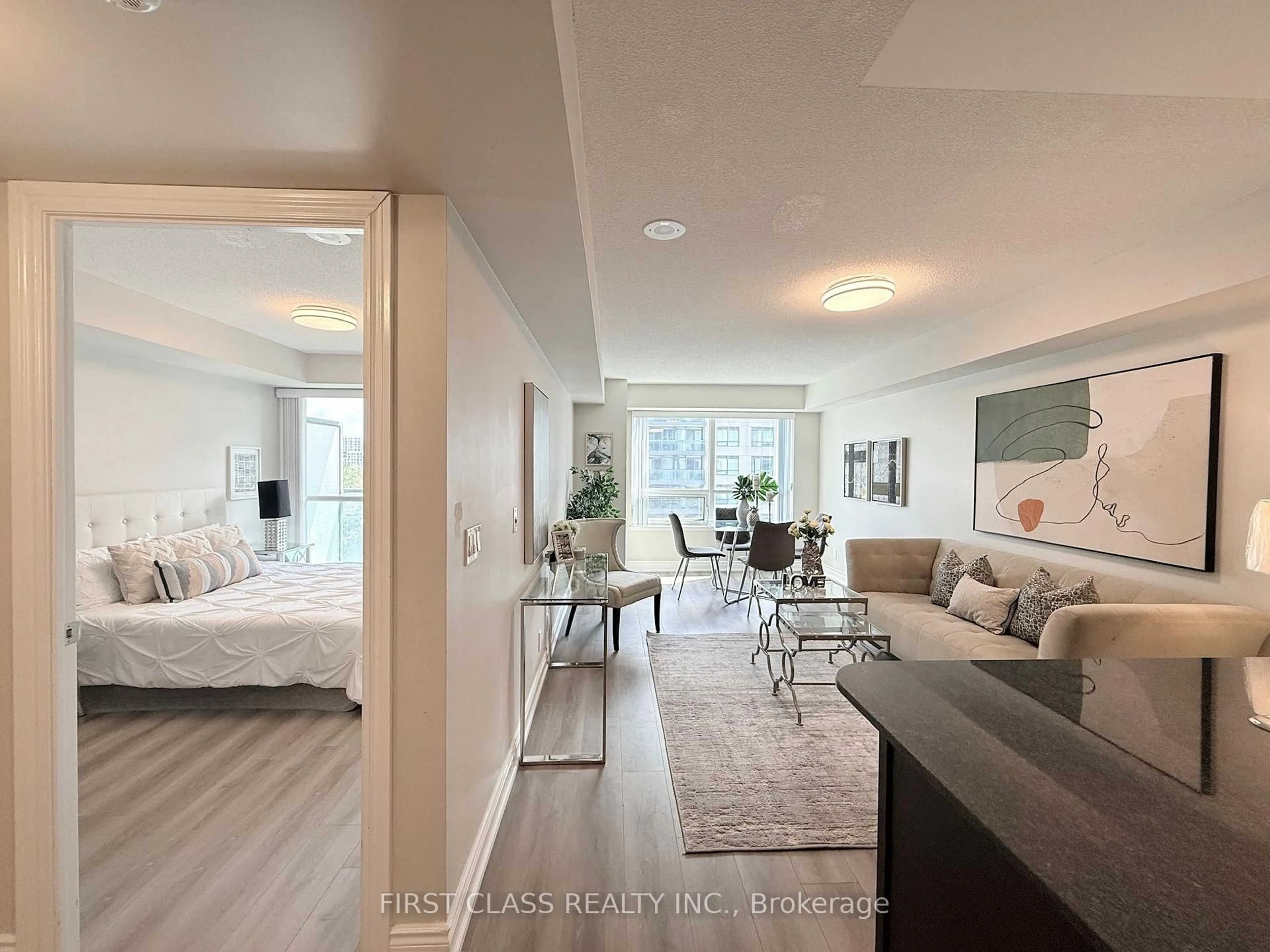 Living room with furniture, unknown for 32 Clegg Rd #718, Markham Ontario L6G 0B2