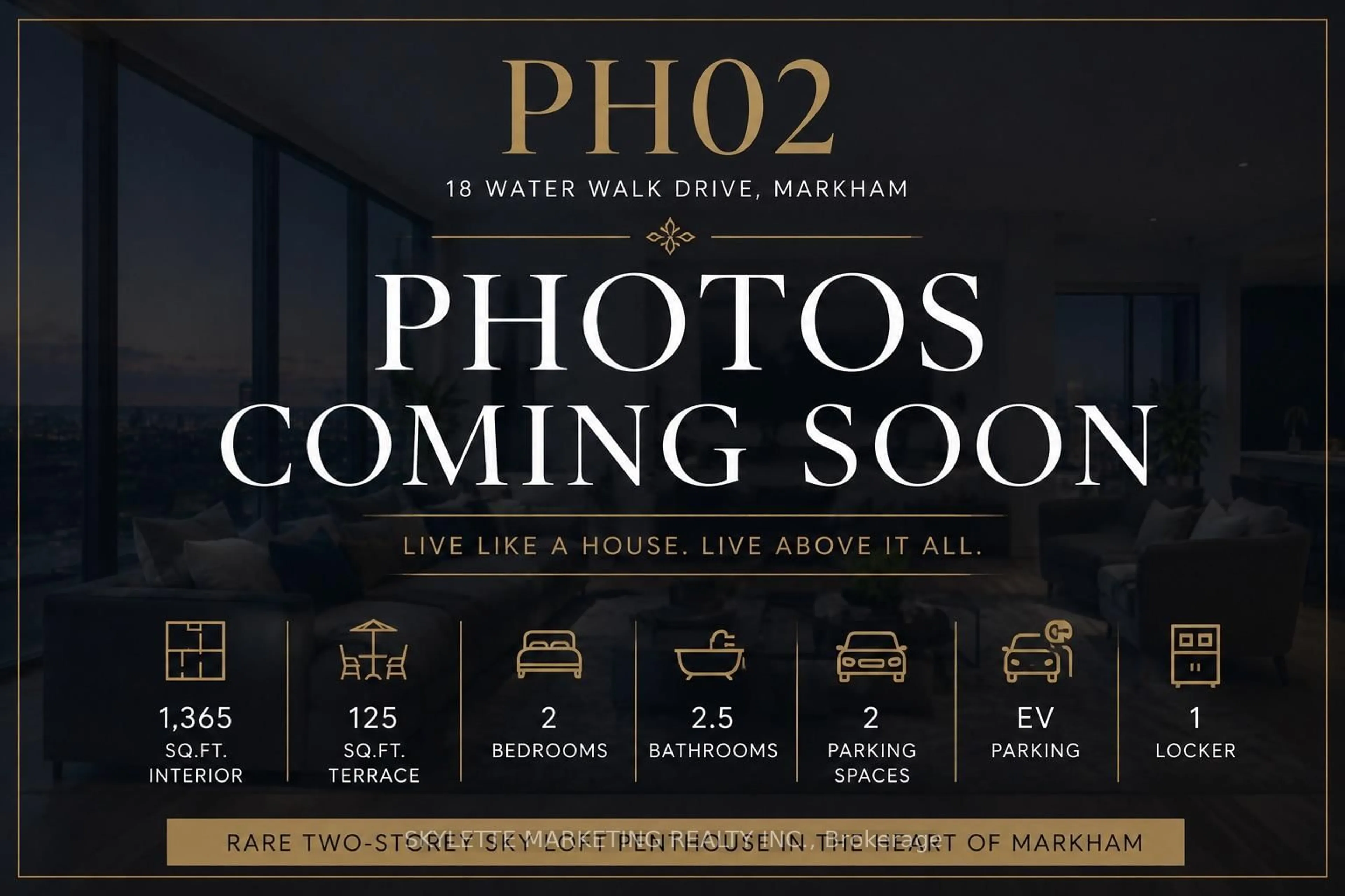 Home theater for 18 WATER WALK Dr #PH02, Markham Ontario L3R 6L5