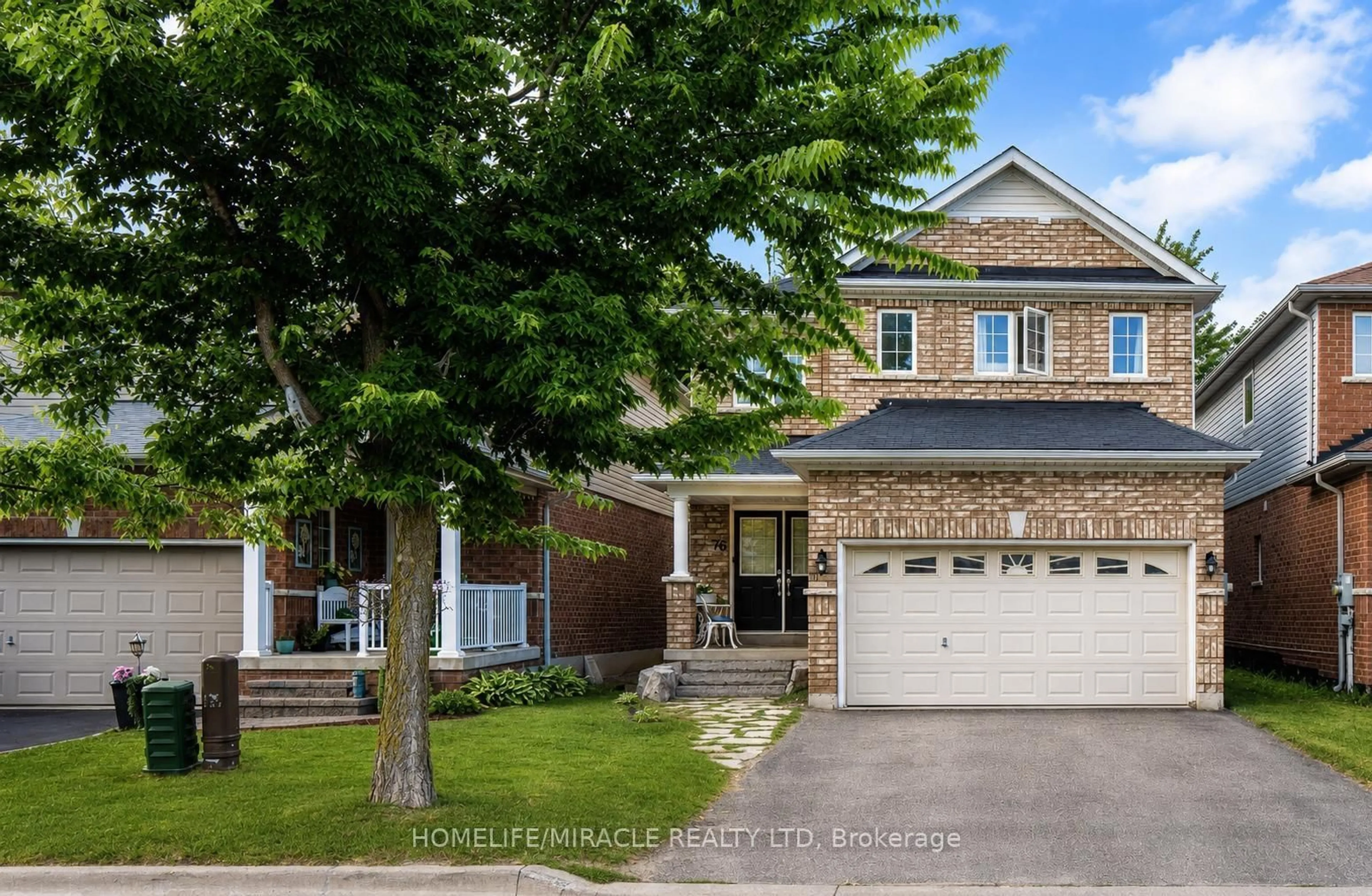 Home with brick exterior material, street for 76 Anderson Rd, New Tecumseth Ontario L9R 0B2