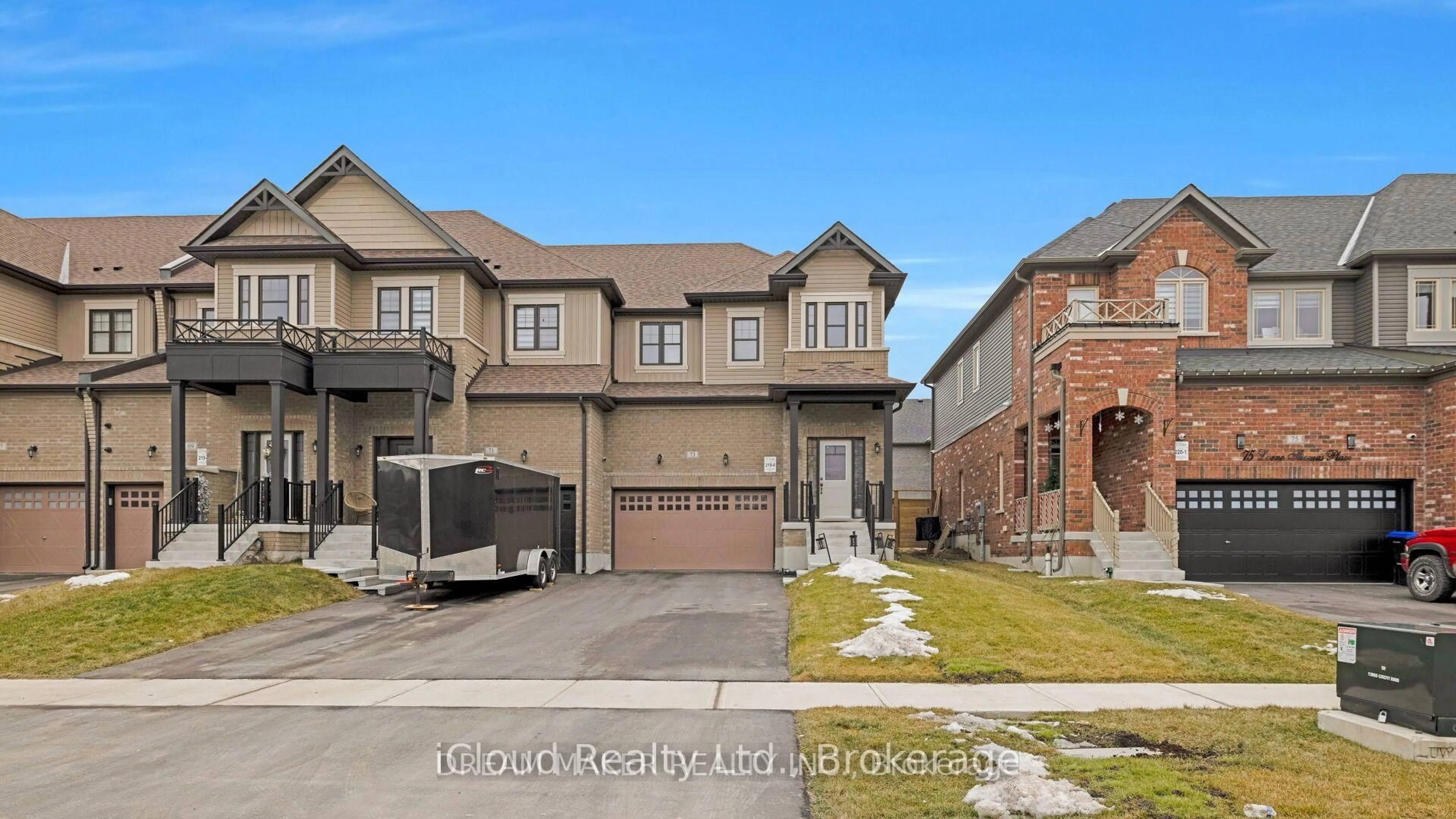 Home with brick exterior material, street for 73 Lorne Thomas Pl, New Tecumseth Ontario L9R 0V8