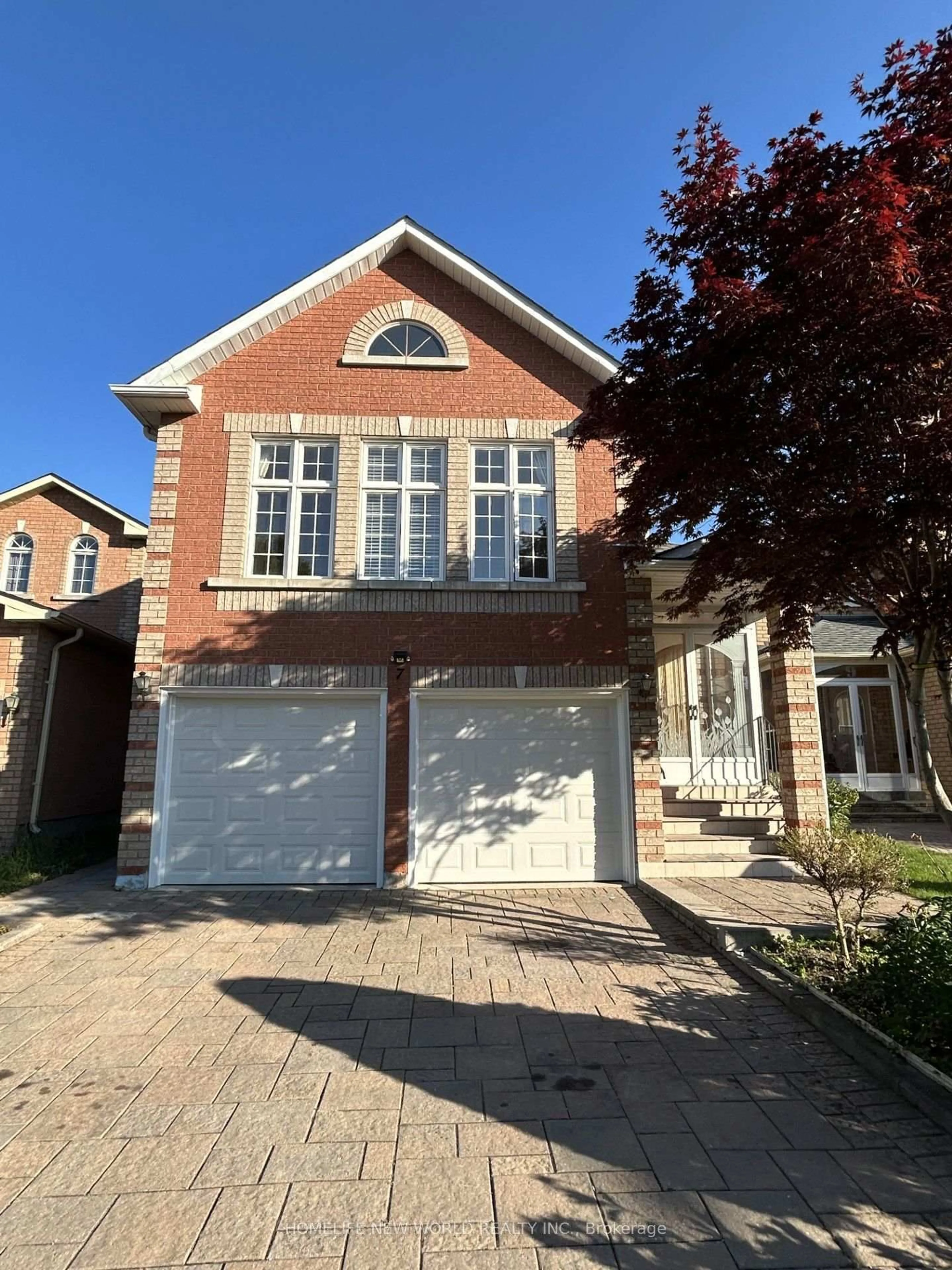 Home with brick exterior material, street for 7 Symphony Gate, Markham Ontario L3R 4T1