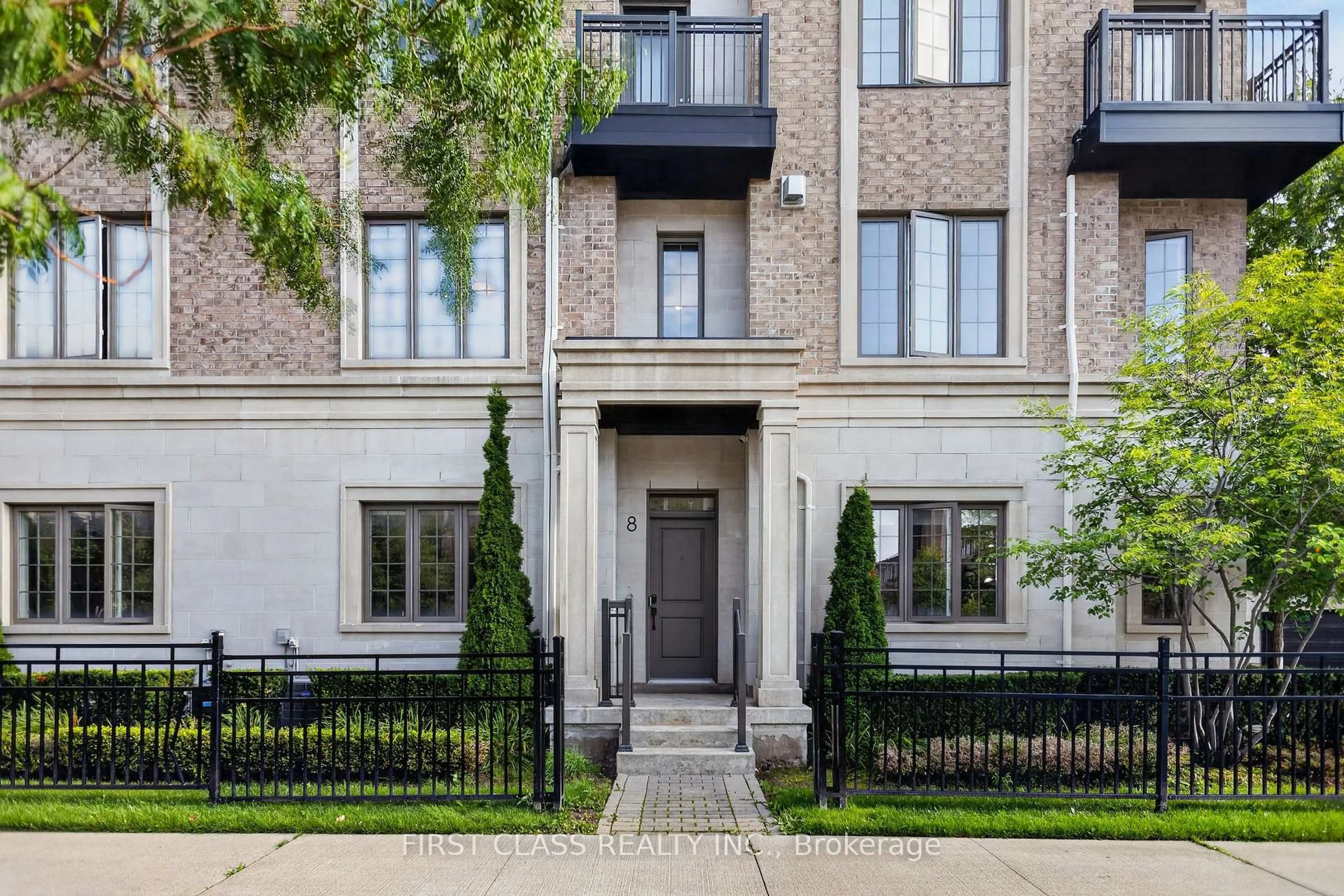 Home with brick exterior material, street for 8 Mildred Temple Way, Markham Ontario L3R 5R8