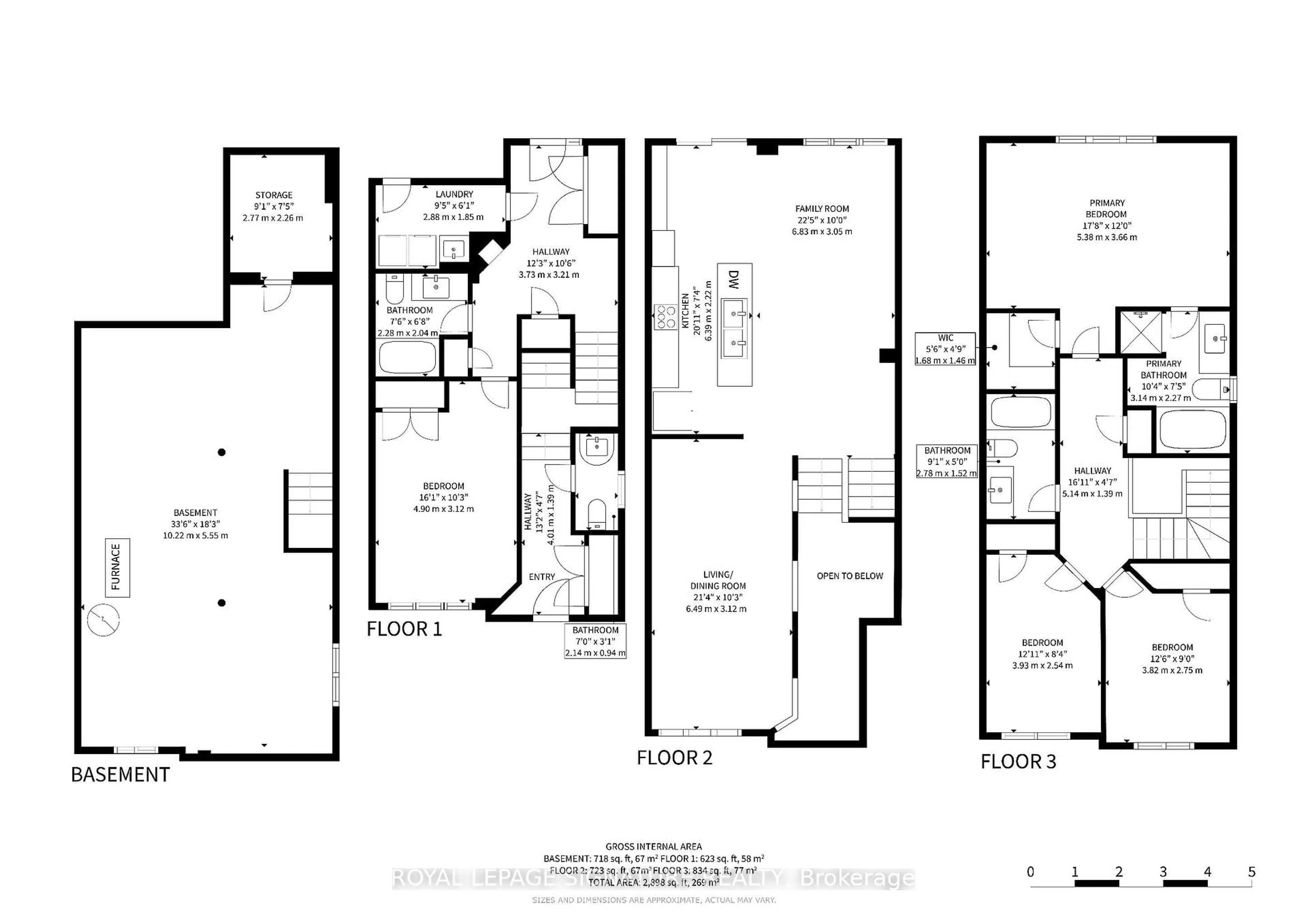 Floor plan for 7 Rock Garden St, Markham Ontario L6B 0J6