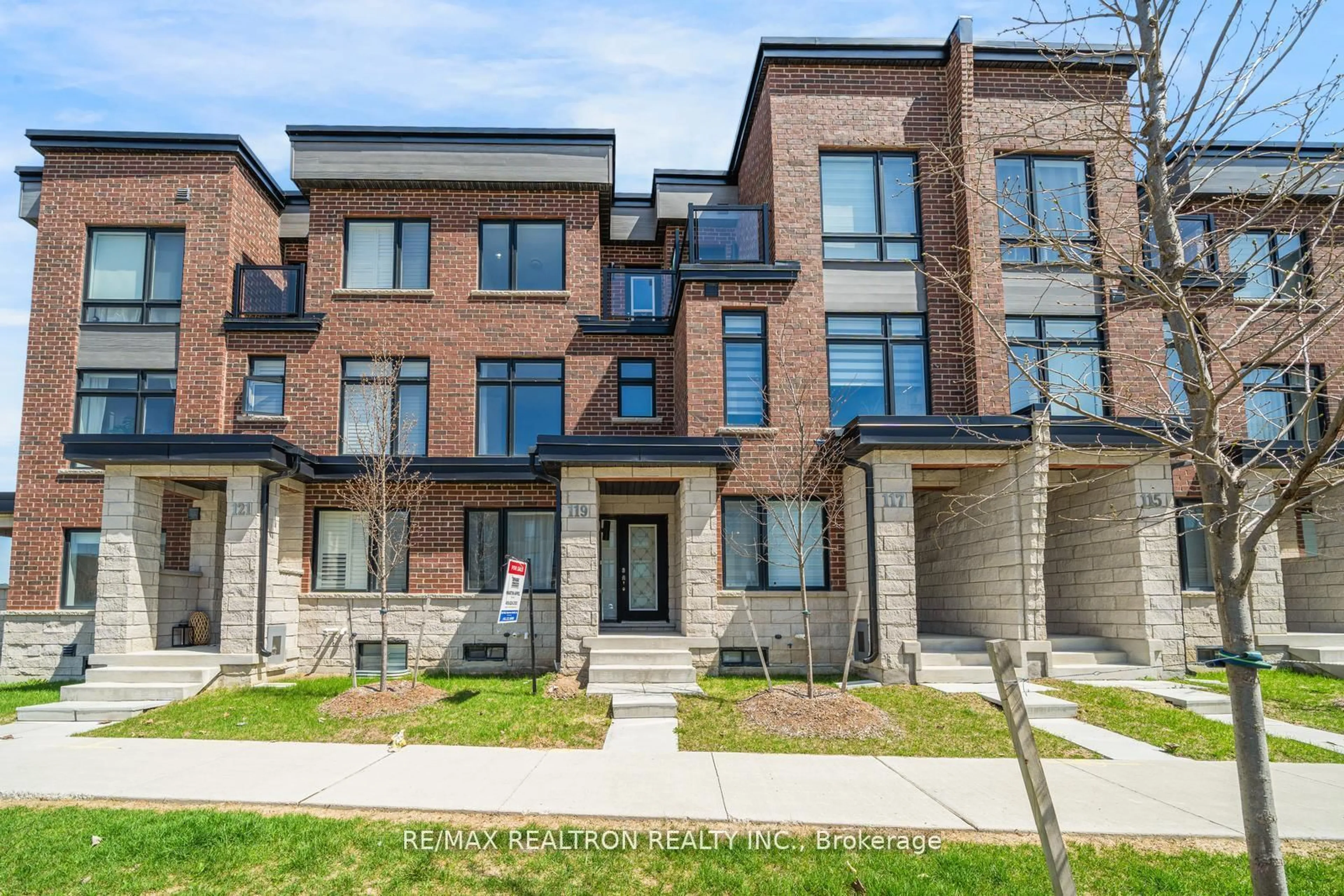 Home with brick exterior material, street for 119 Cornell Rouge Blvd, Markham Ontario L6B 0V2