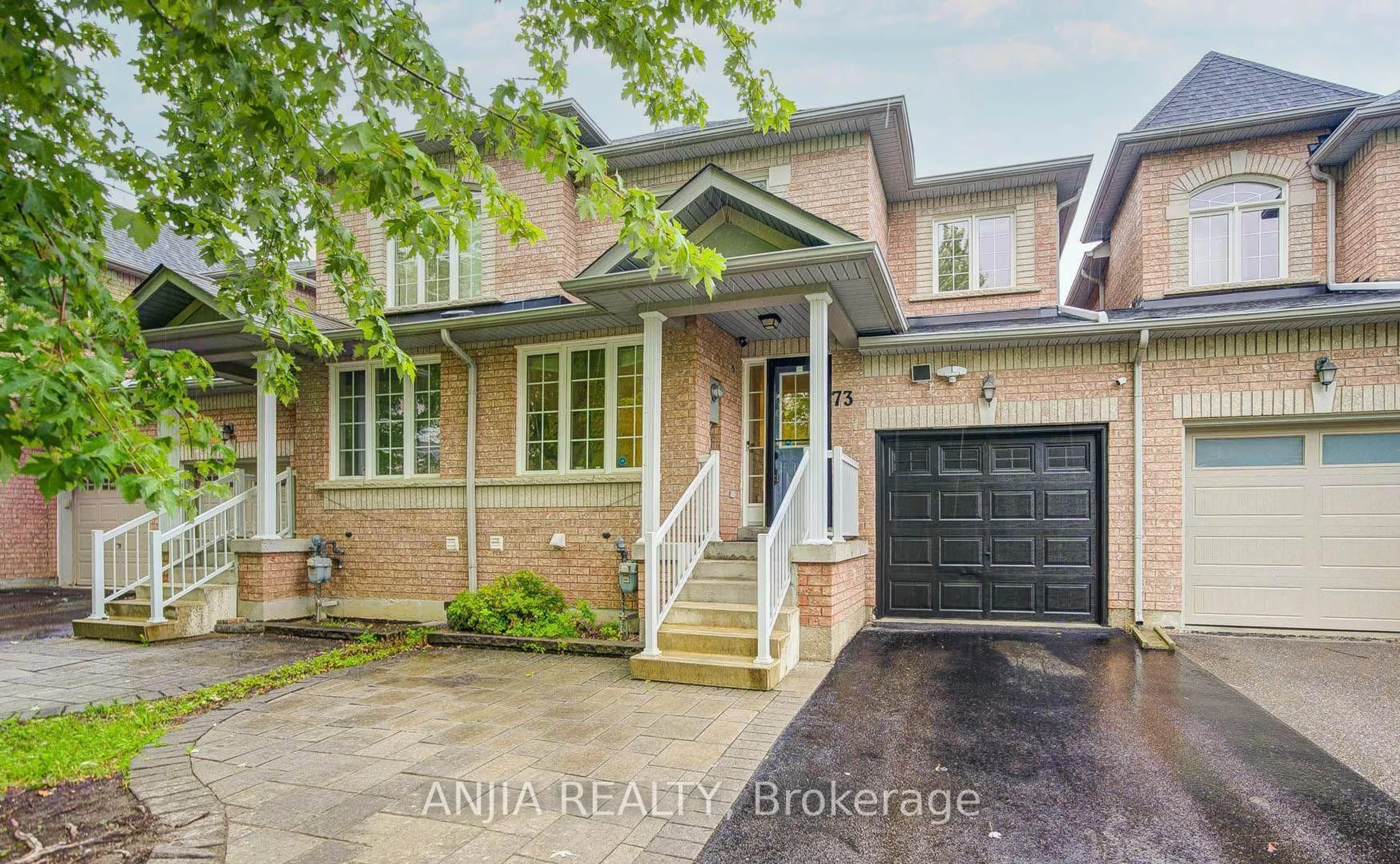 Home with brick exterior material, street for 73 Hawksbury Rd, Markham Ontario L6E 0E8