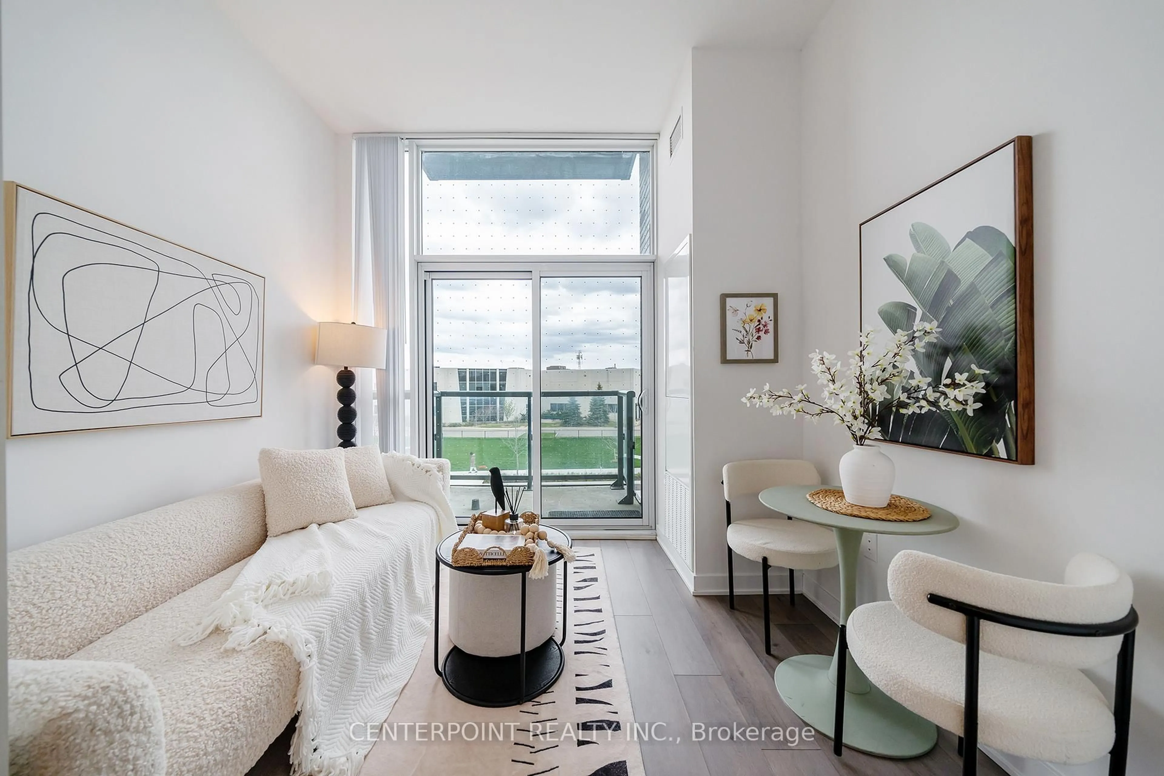 Living room with furniture, unknown for 60 Honeycrisp Cres #219, Vaughan Ontario L4K 0N5