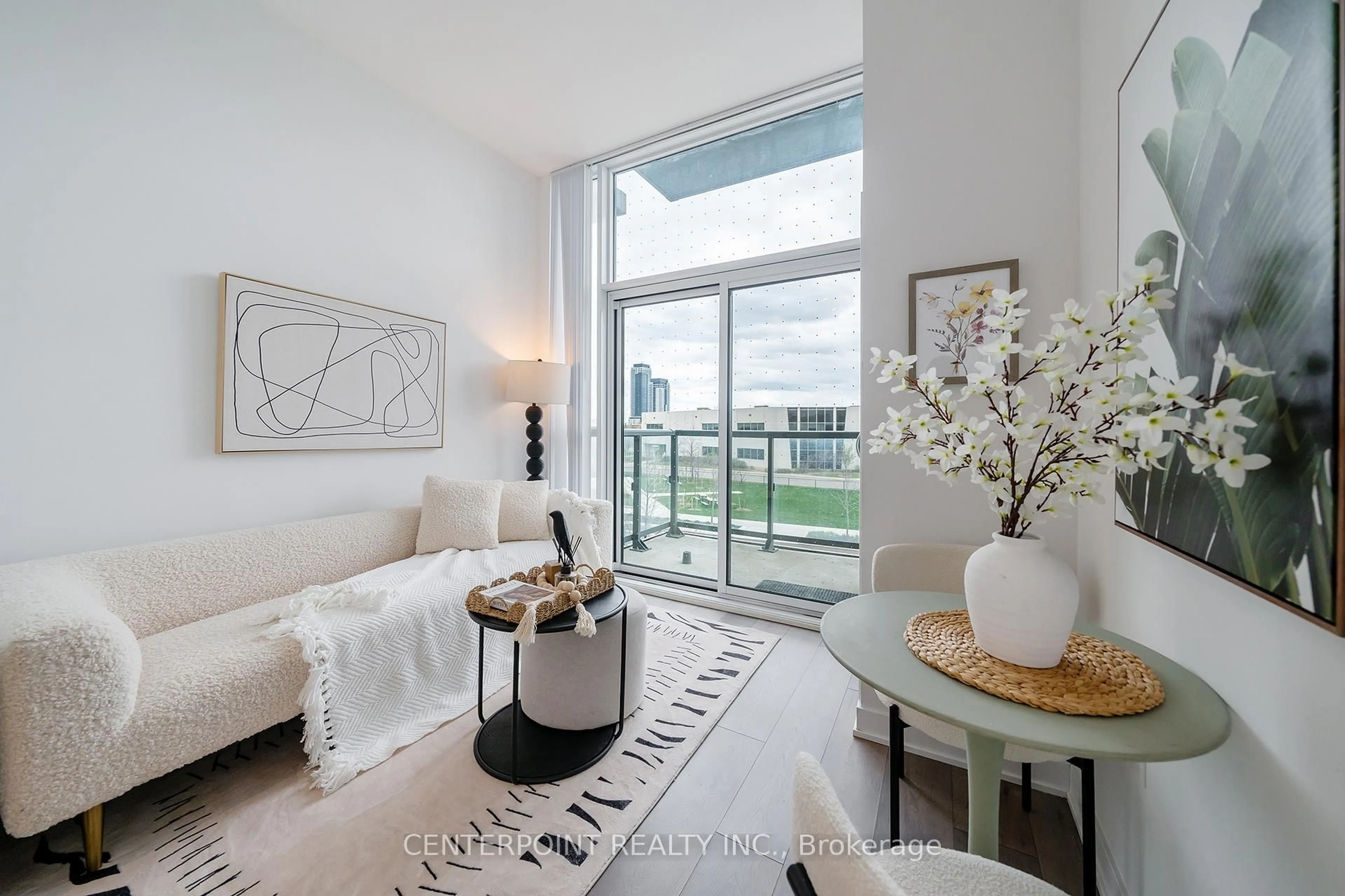 Living room with furniture, unknown for 60 Honeycrisp Cres #219, Vaughan Ontario L4K 0N5