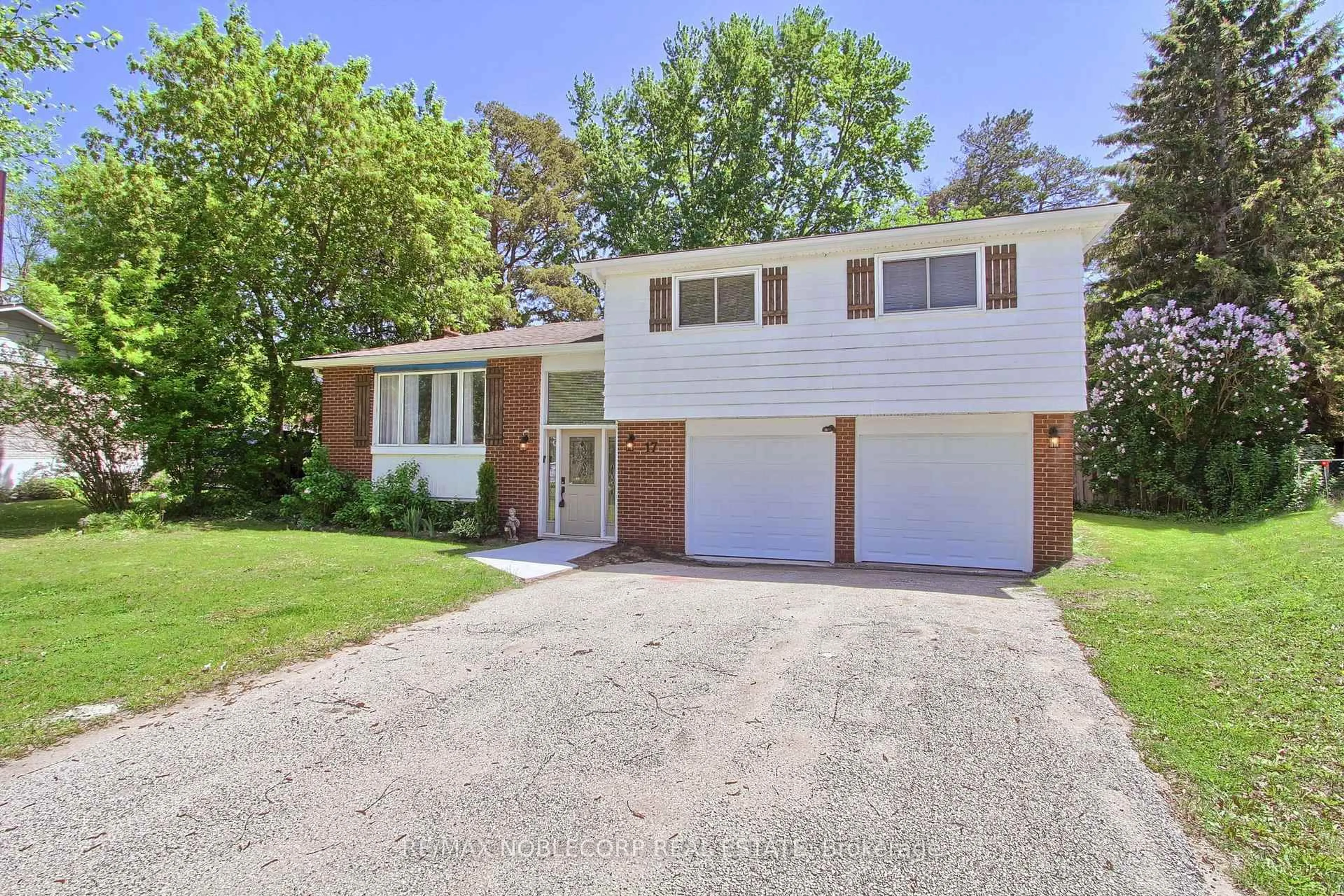 Home with brick exterior material, street for 17 Larkdale Cres, Essa Ontario L0M 1B0
