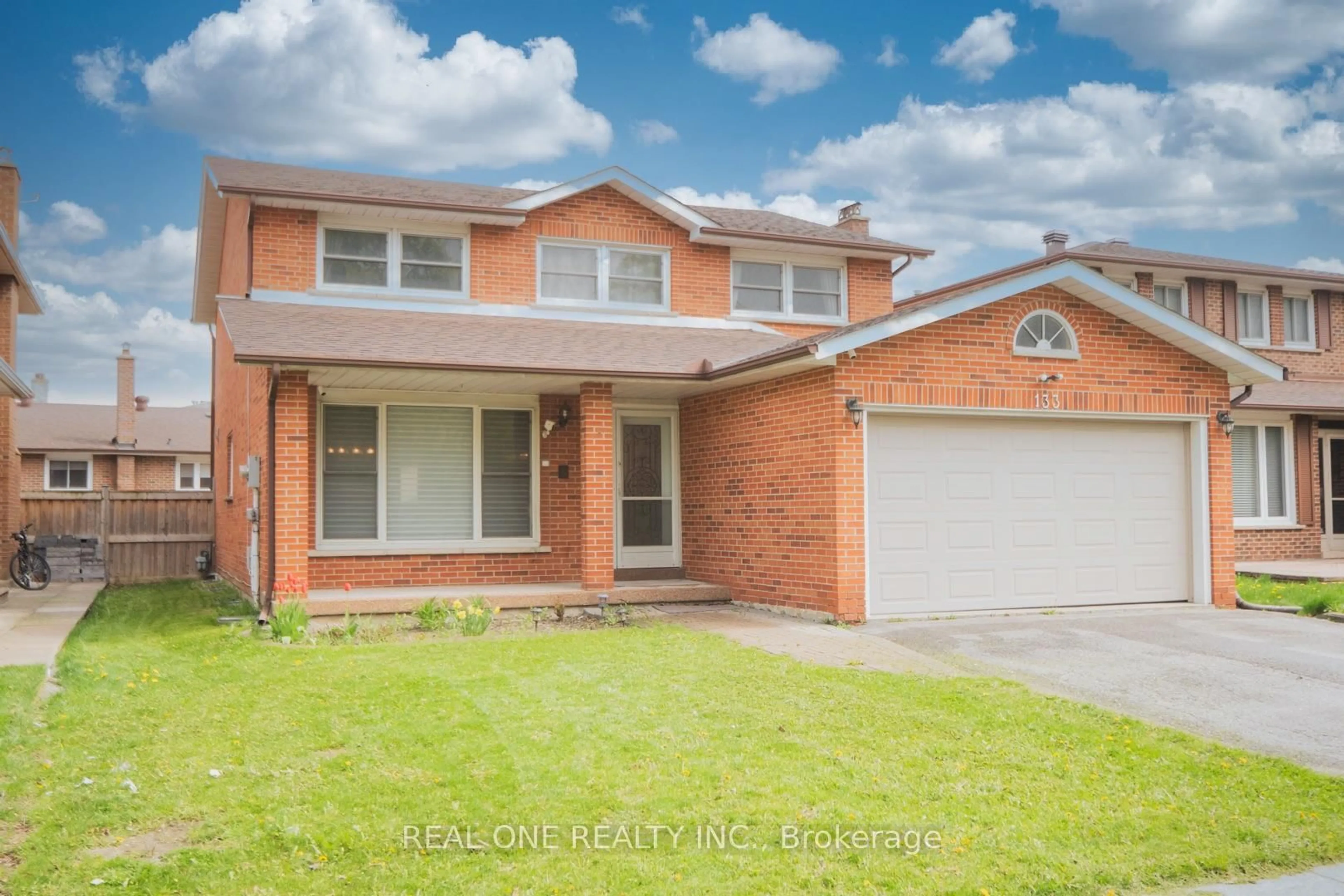 Home with brick exterior material, street for 133 Risebrough Crct, Markham Ontario L3R 3E1