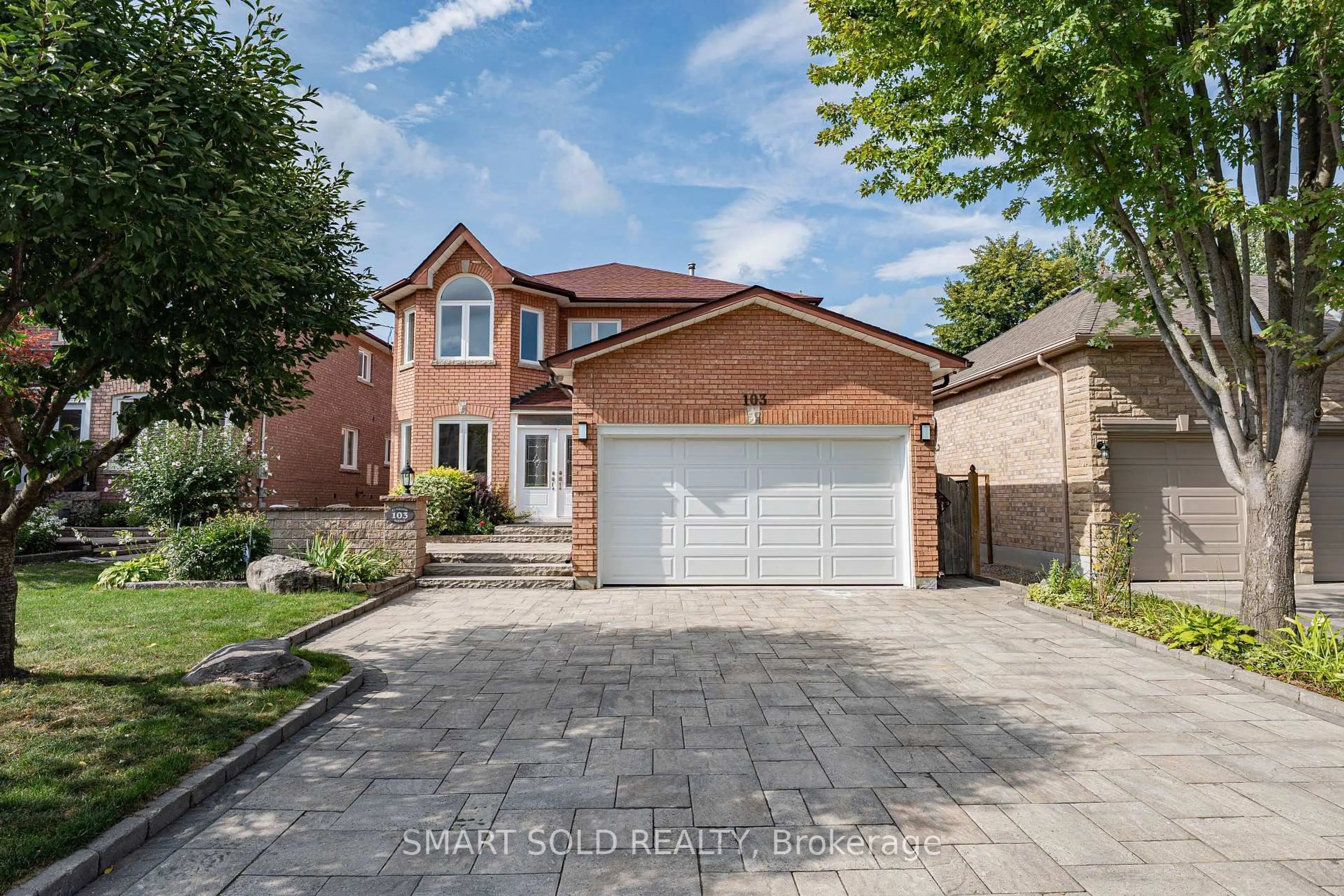 Home with brick exterior material, street for 103 Elmwood Ave, Richmond Hill Ontario L4C 1K7