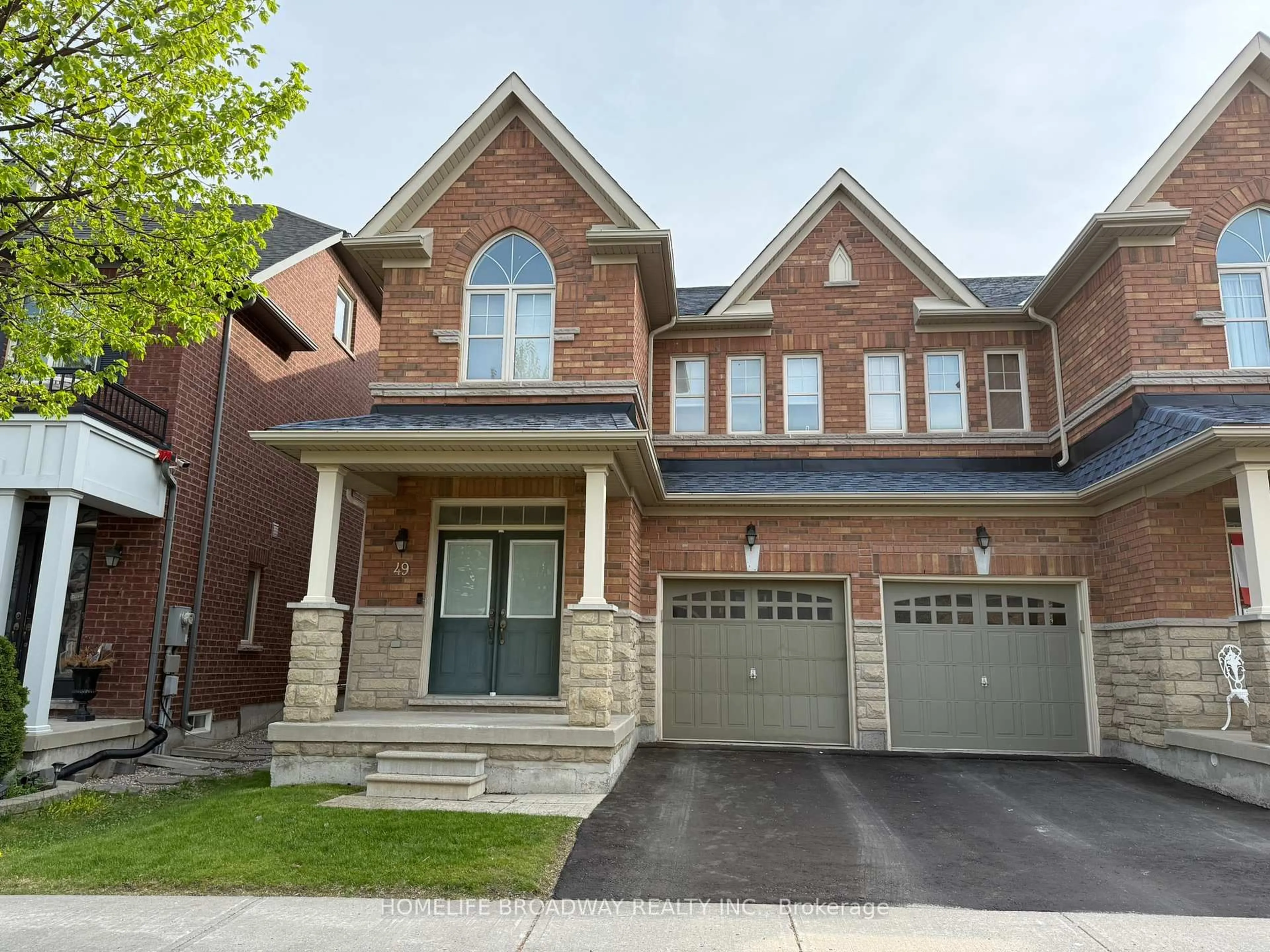 Home with brick exterior material, street for 49 Staglin Crt, Markham Ontario L6C 0K8