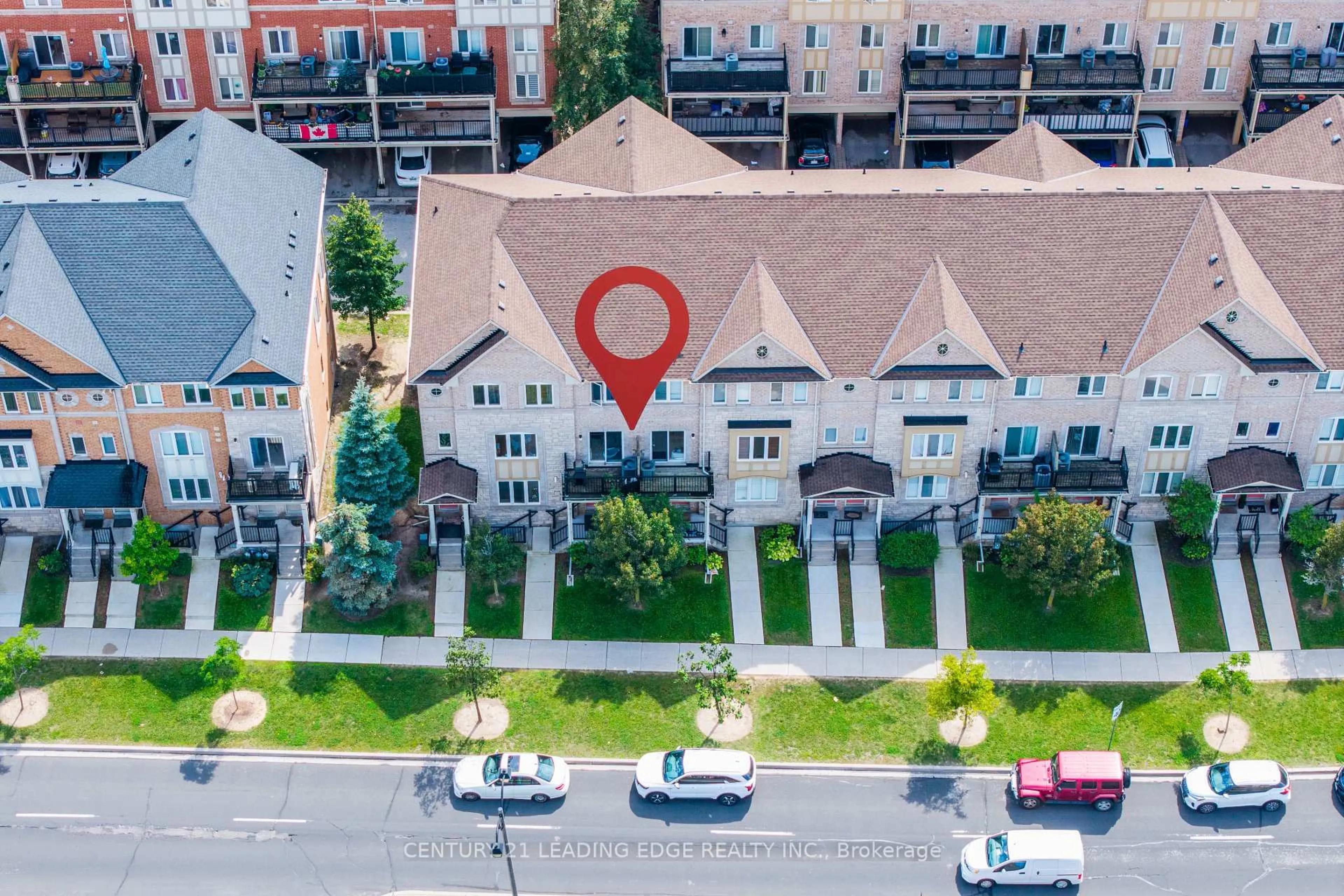 A pic from outside/outdoor area/front of a property/back of a property/a pic from drone, city buildings view from balcony for 2179 Bur Oak Ave, Markham Ontario L6E 0C4