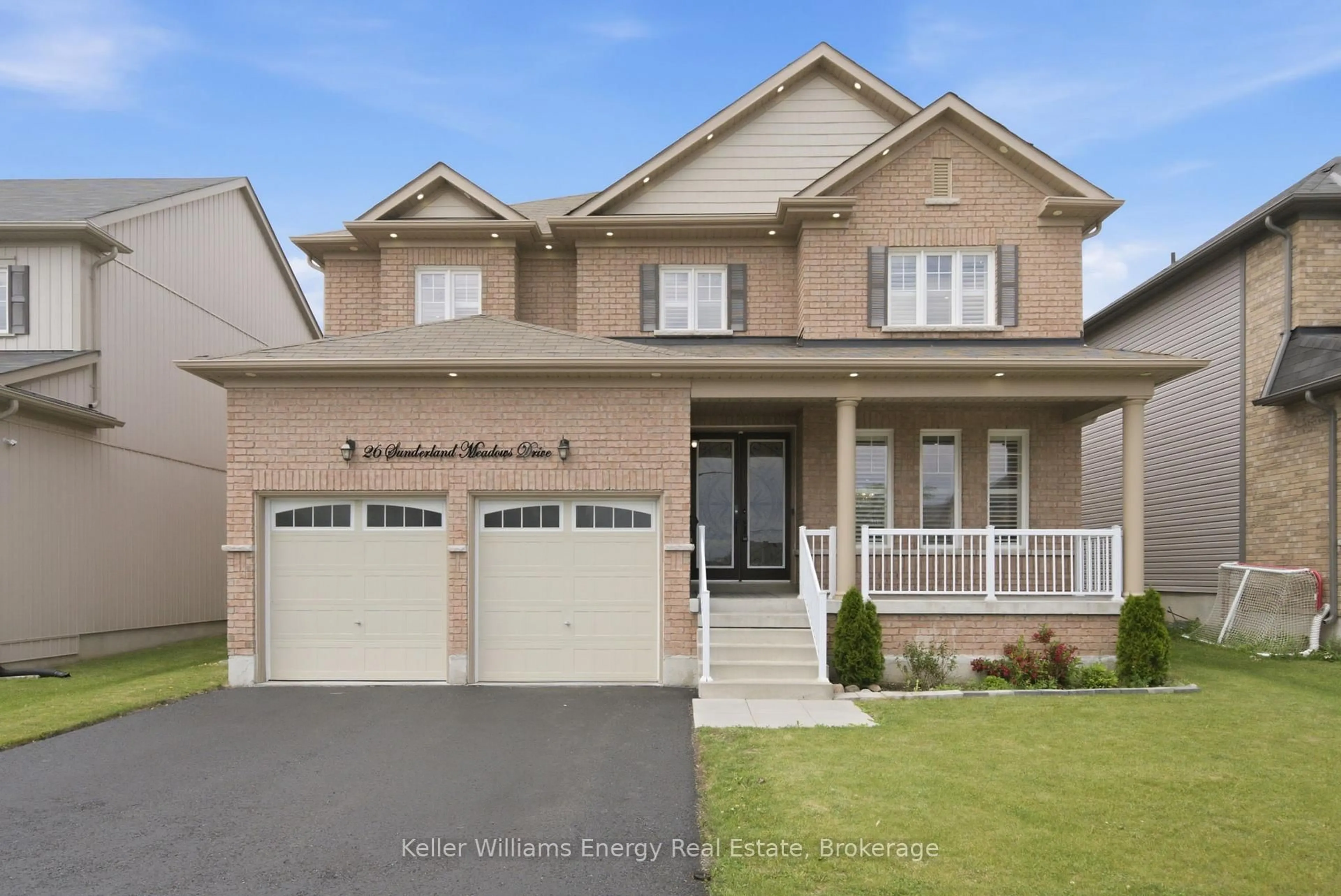 Home with brick exterior material, street for 26 Sunderland Meadows Dr, Brock Ontario L0C 1H0