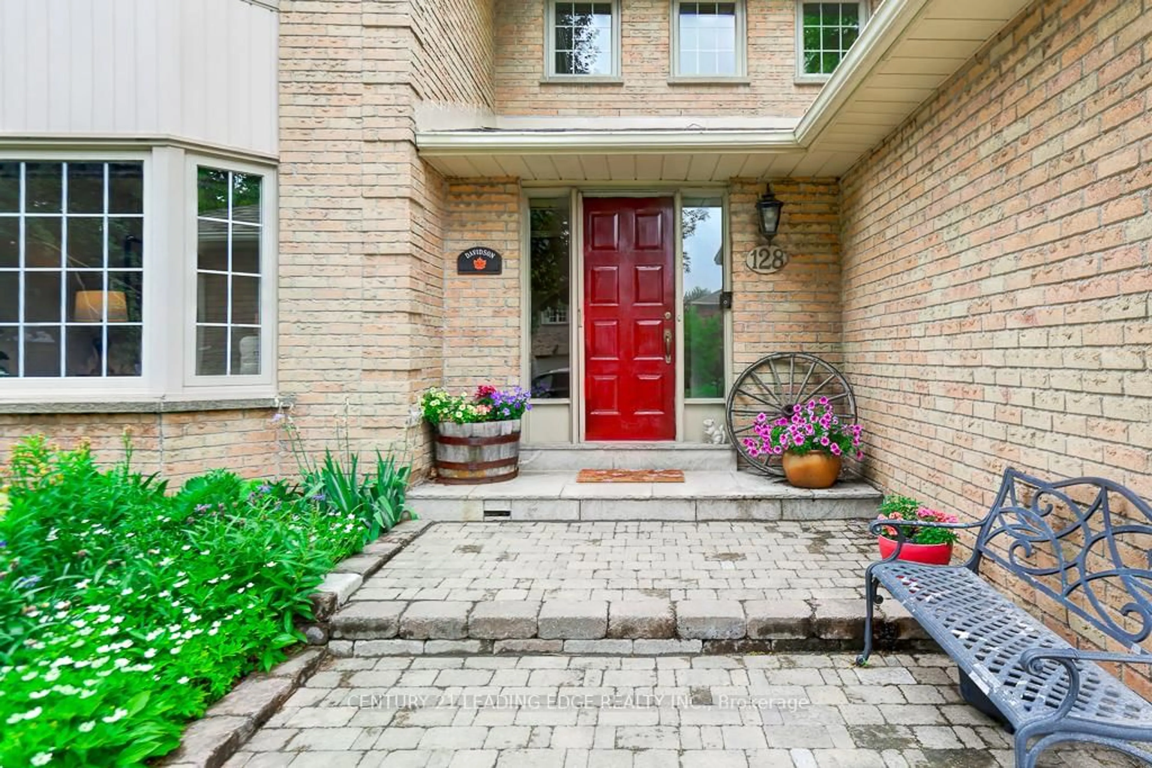 Home with brick exterior material, street for 128 Reeve Dr, Markham Ontario L3P 6C6