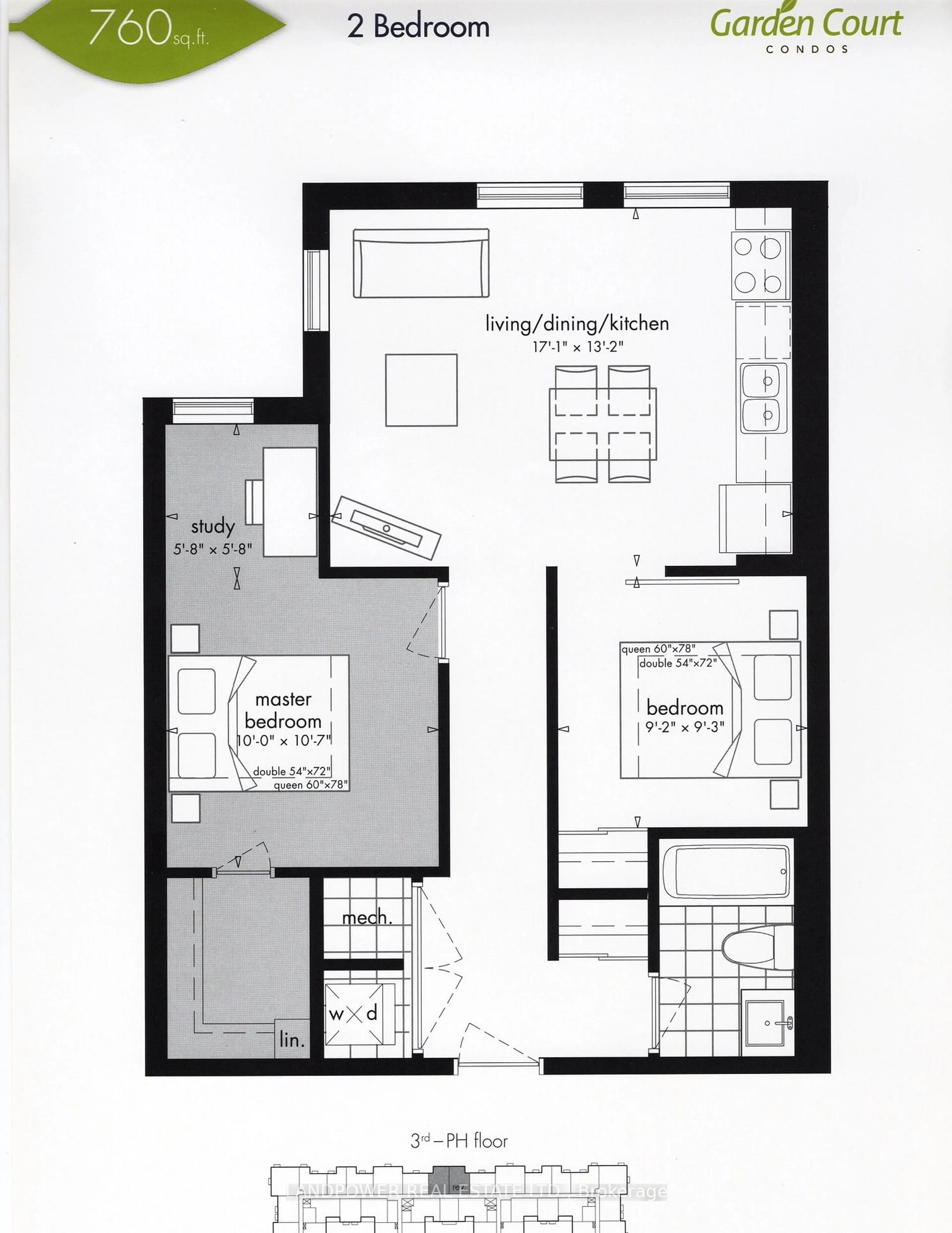 Floor plan for 28 Prince Regent St #318, Markham Ontario L6C 0V5
