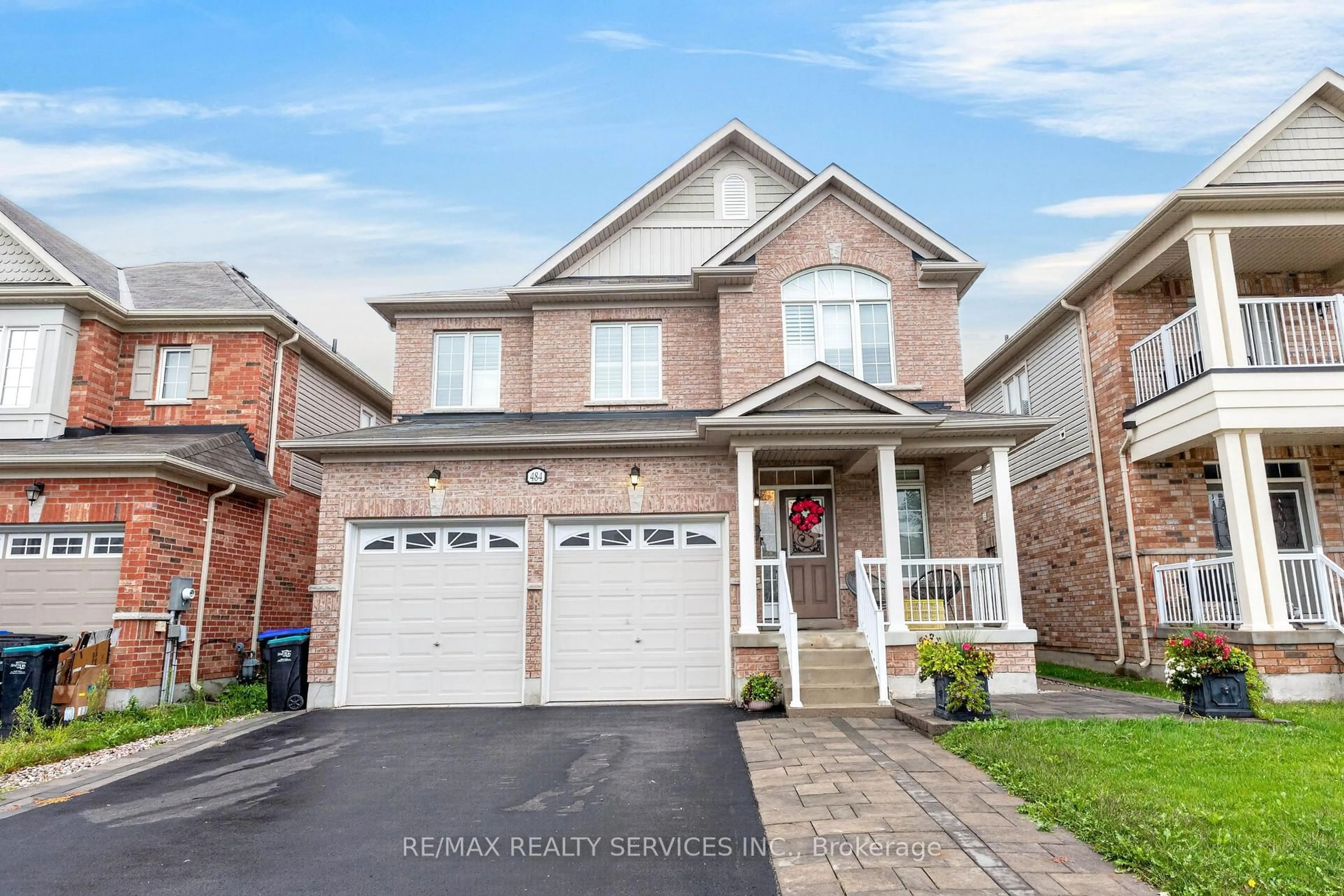 Home with brick exterior material, street for 484 Greenwood Dr, Essa Ontario L0M 1B4