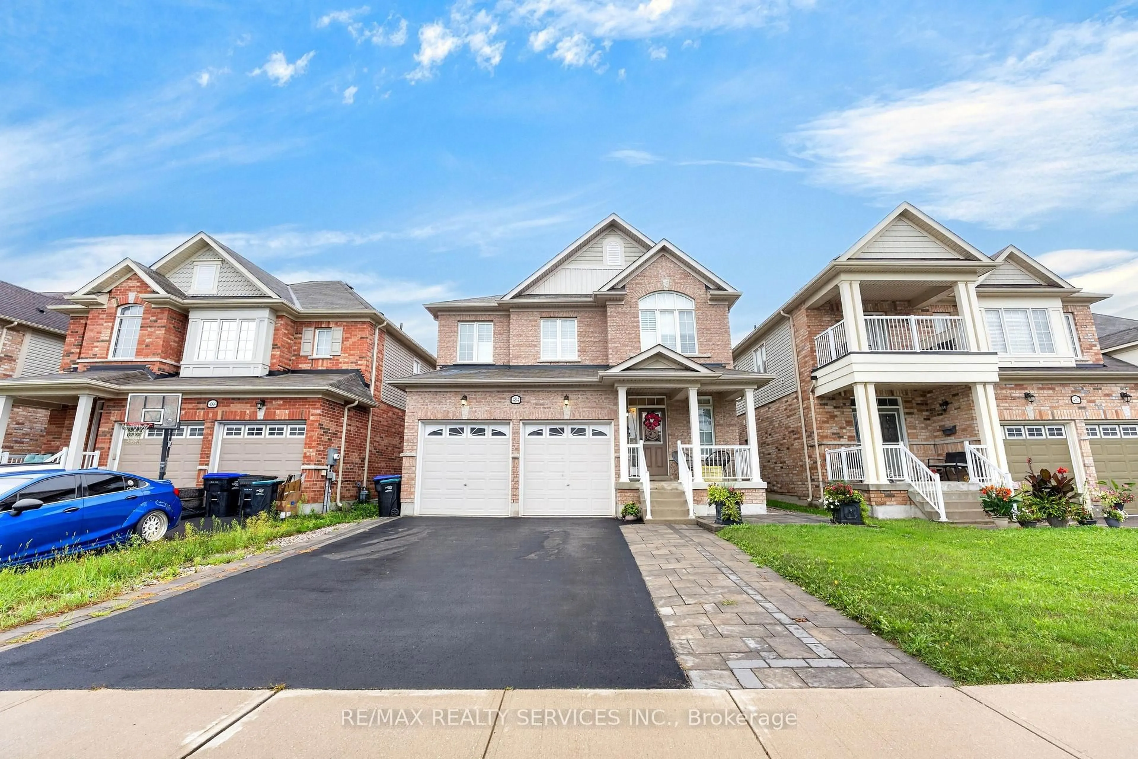 Home with brick exterior material, street for 484 Greenwood Dr, Essa Ontario L0M 1B4