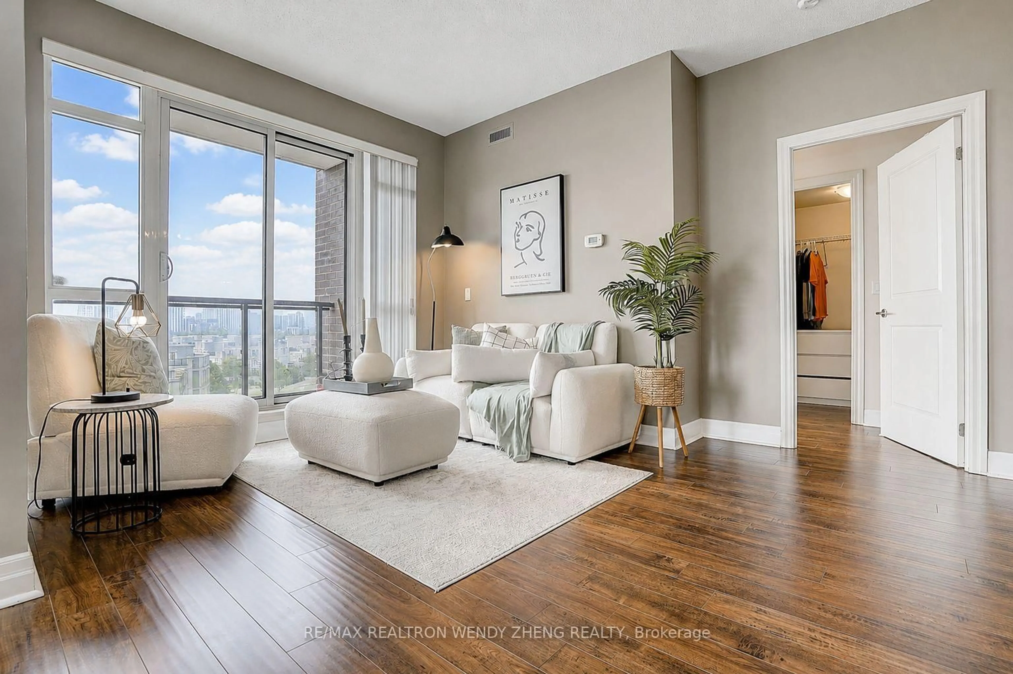 Living room with furniture, unknown for 8130 Birchmount Rd #615, Markham Ontario L6G 0E4