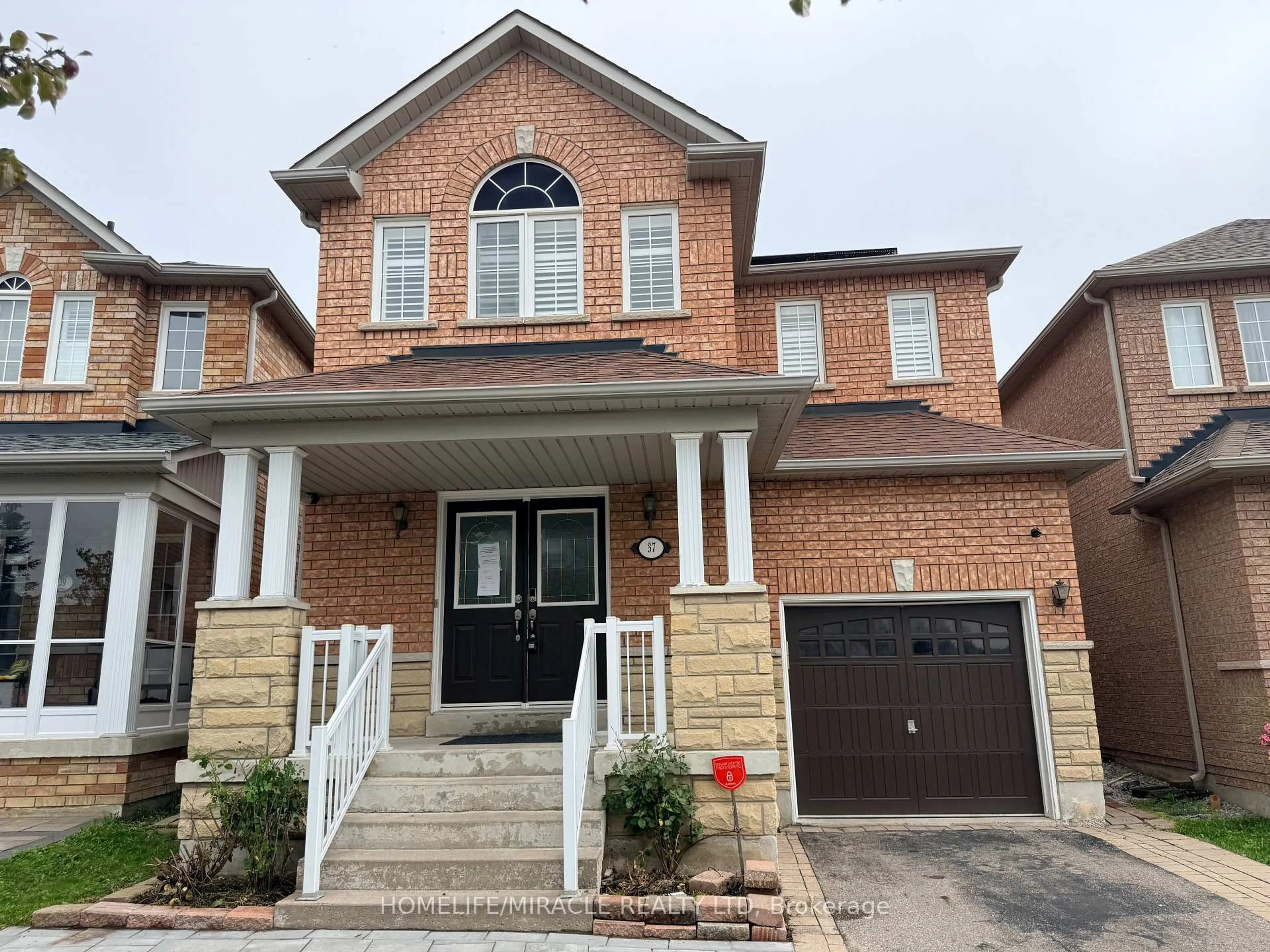 Home with brick exterior material, street for 37 Rachett Rd, Markham Ontario L6E 1W5