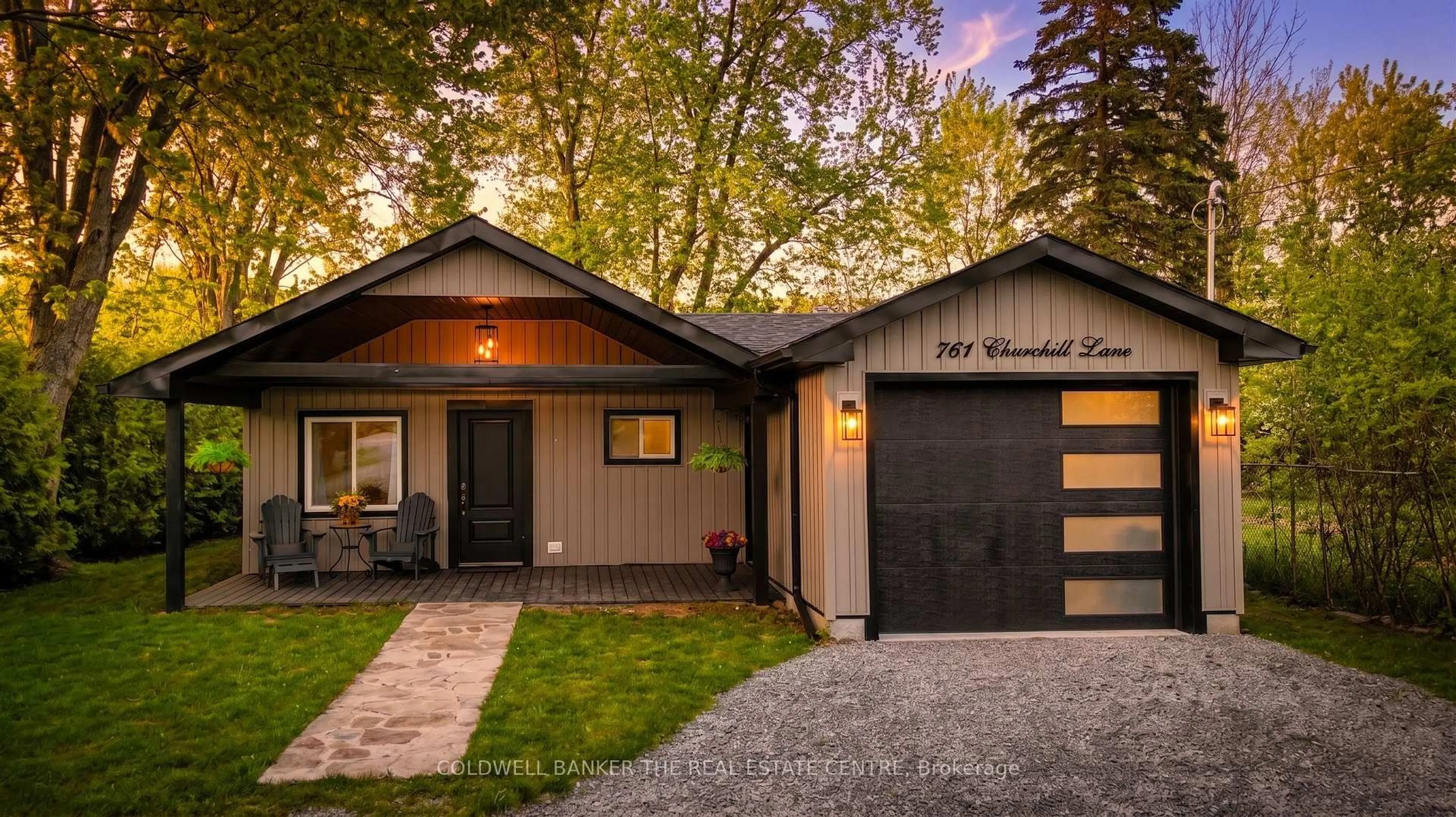 Home with vinyl exterior material, street for 761 CHURCHILL Lane, Georgina Ontario L0E 1S0