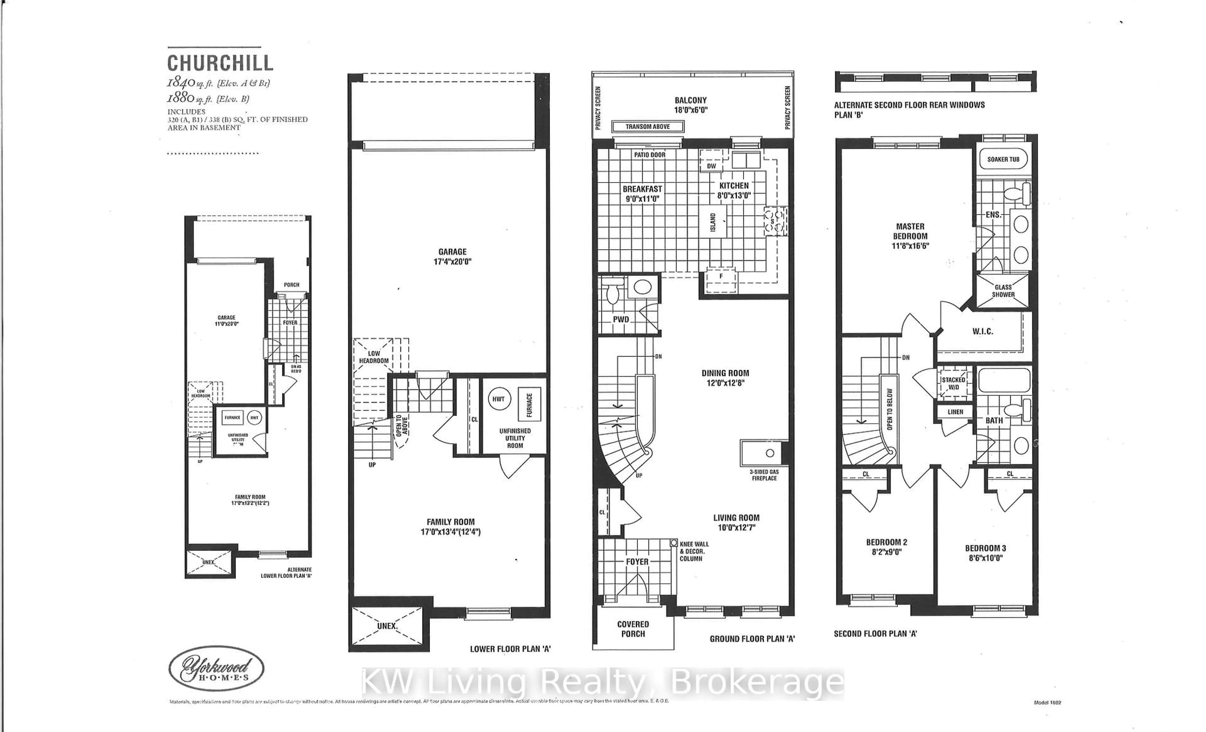 Floor plan for 74 Mack Clement Lane, Richmond Hill Ontario L4S 0G2