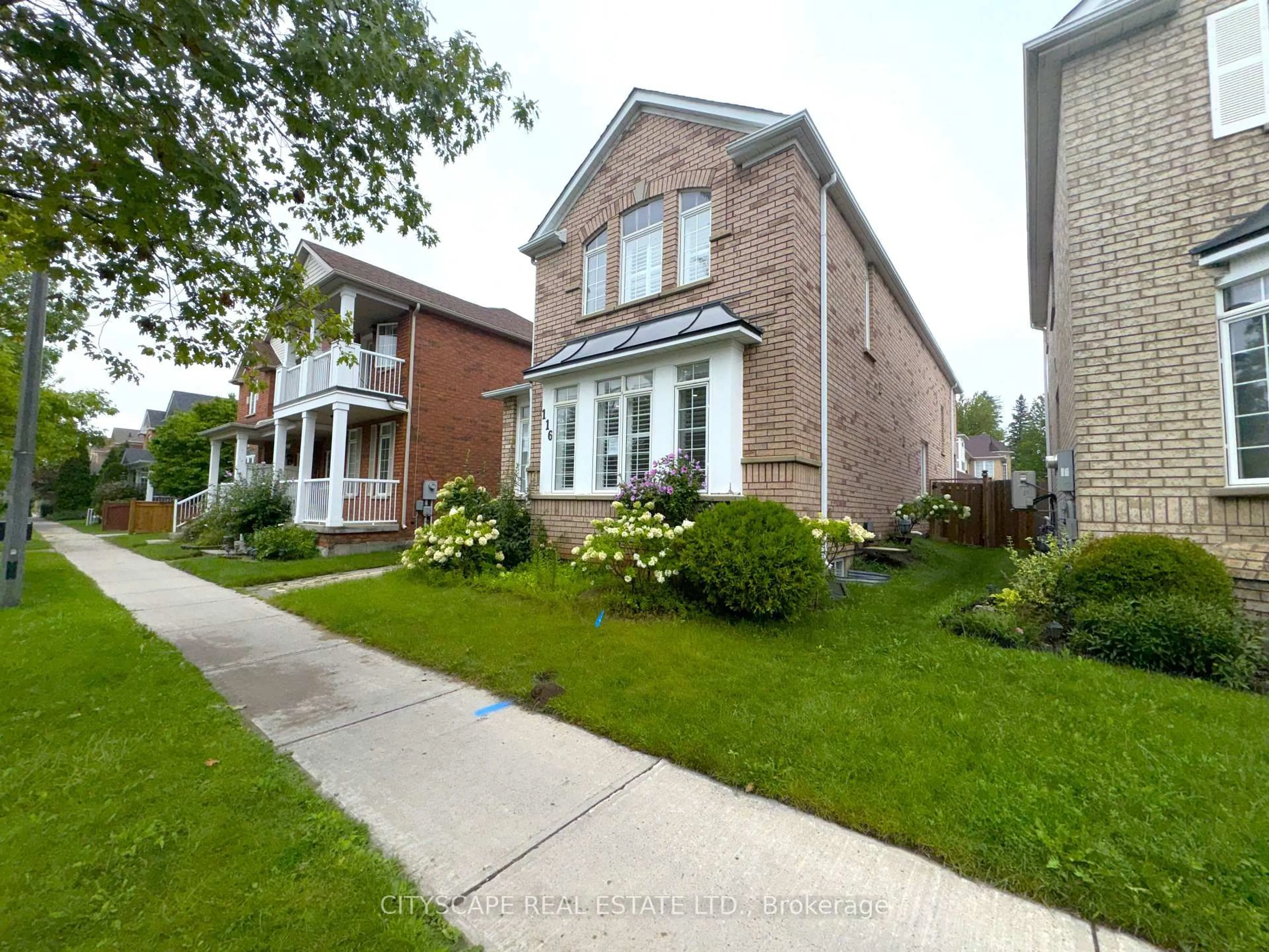 Home with brick exterior material, street for 116 Emery Hill Blvd, Markham Ontario L6C 2S6