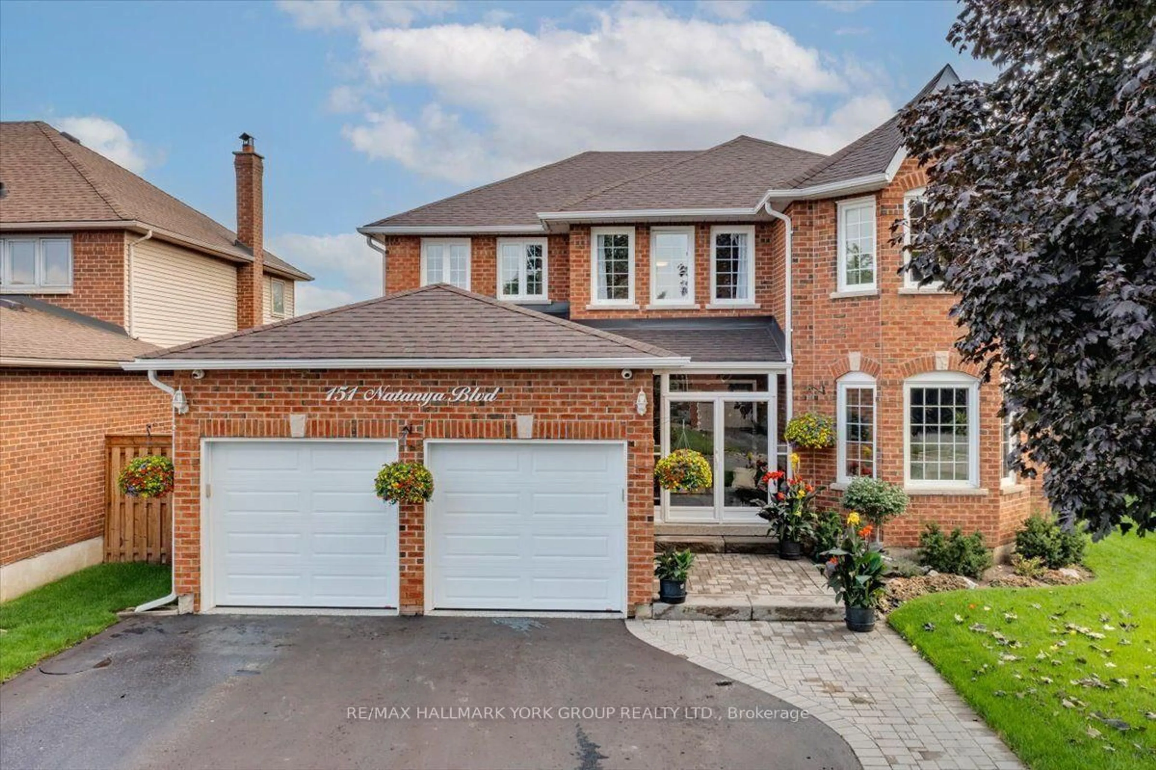 Home with brick exterior material, street for 151 Natanya Blvd, Georgina Ontario L4P 3N2